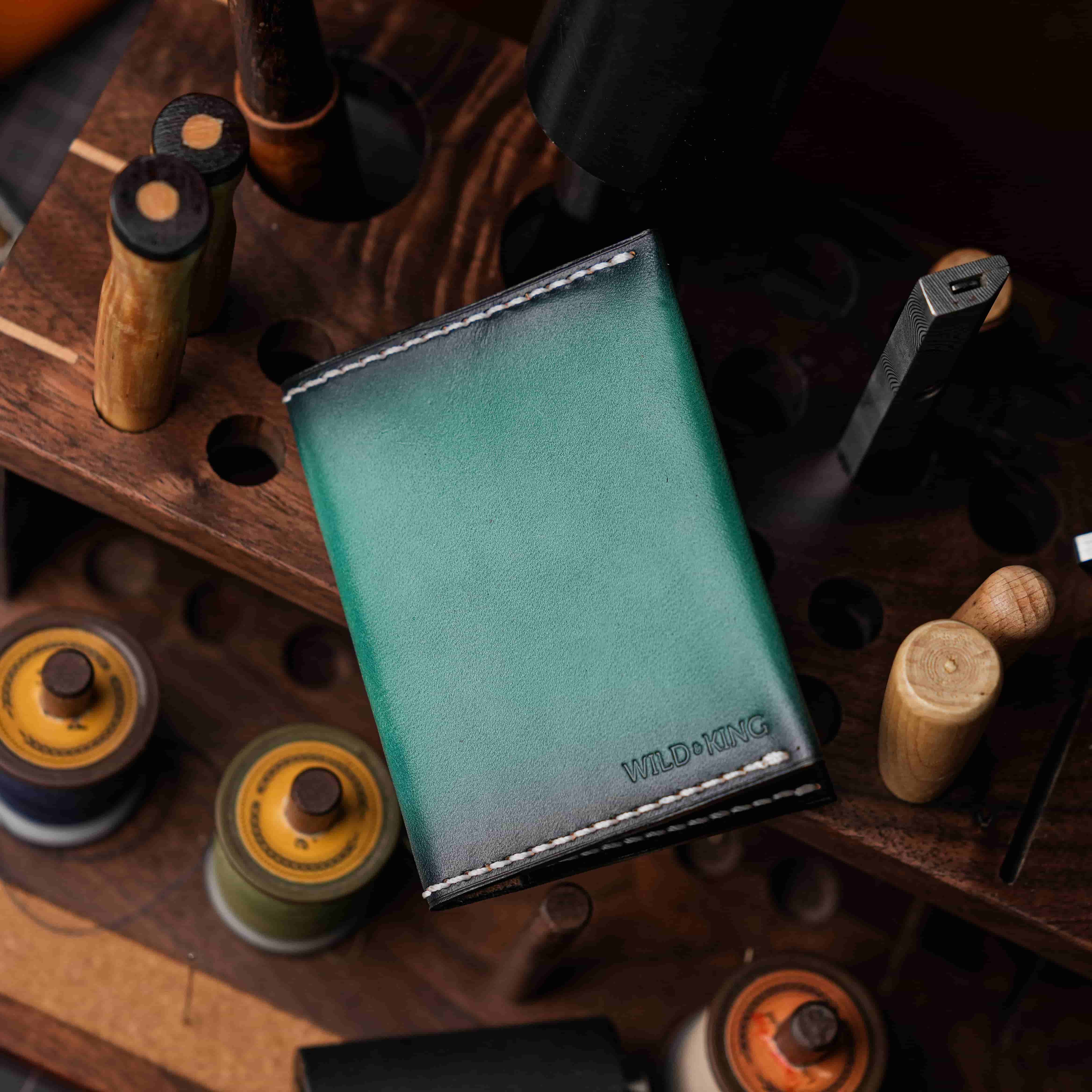 How to take care of your leather bifold passport wallet