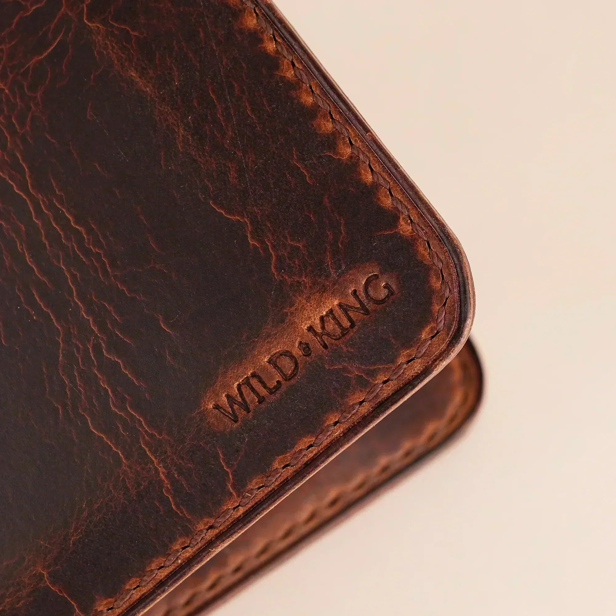 full-grain leather bifold wallet