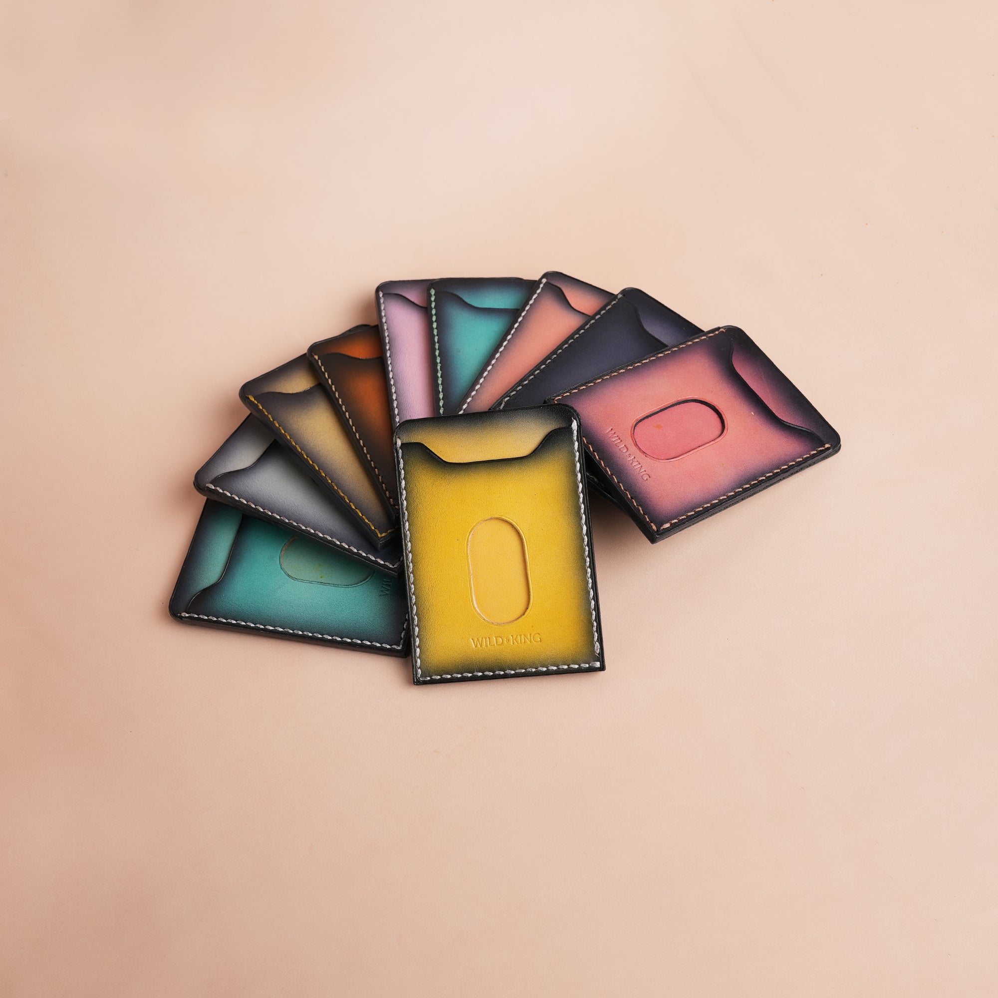 Minimalist Card Holder - Patina Finish