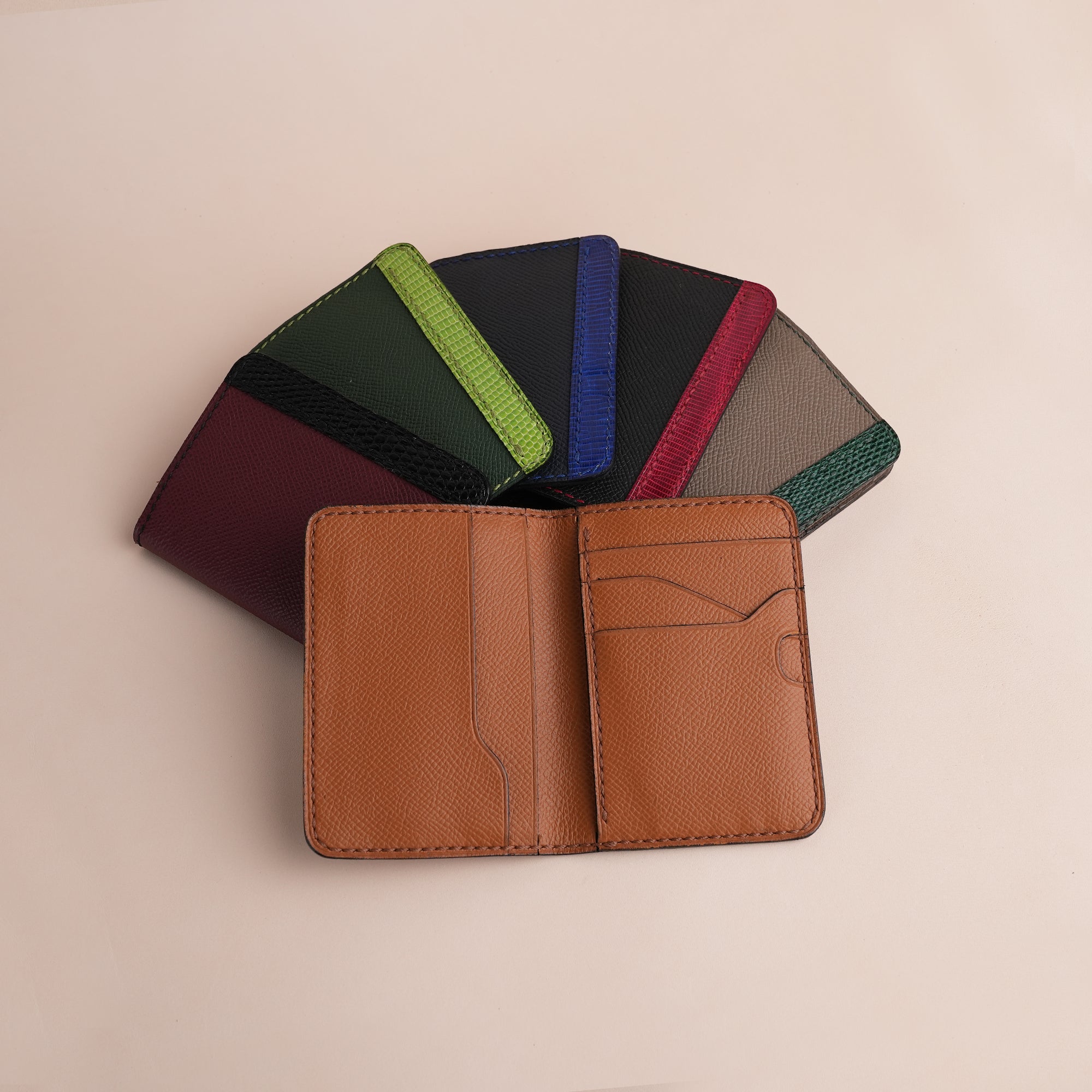 Minimalist Epsom Leather Dualfold Wallet