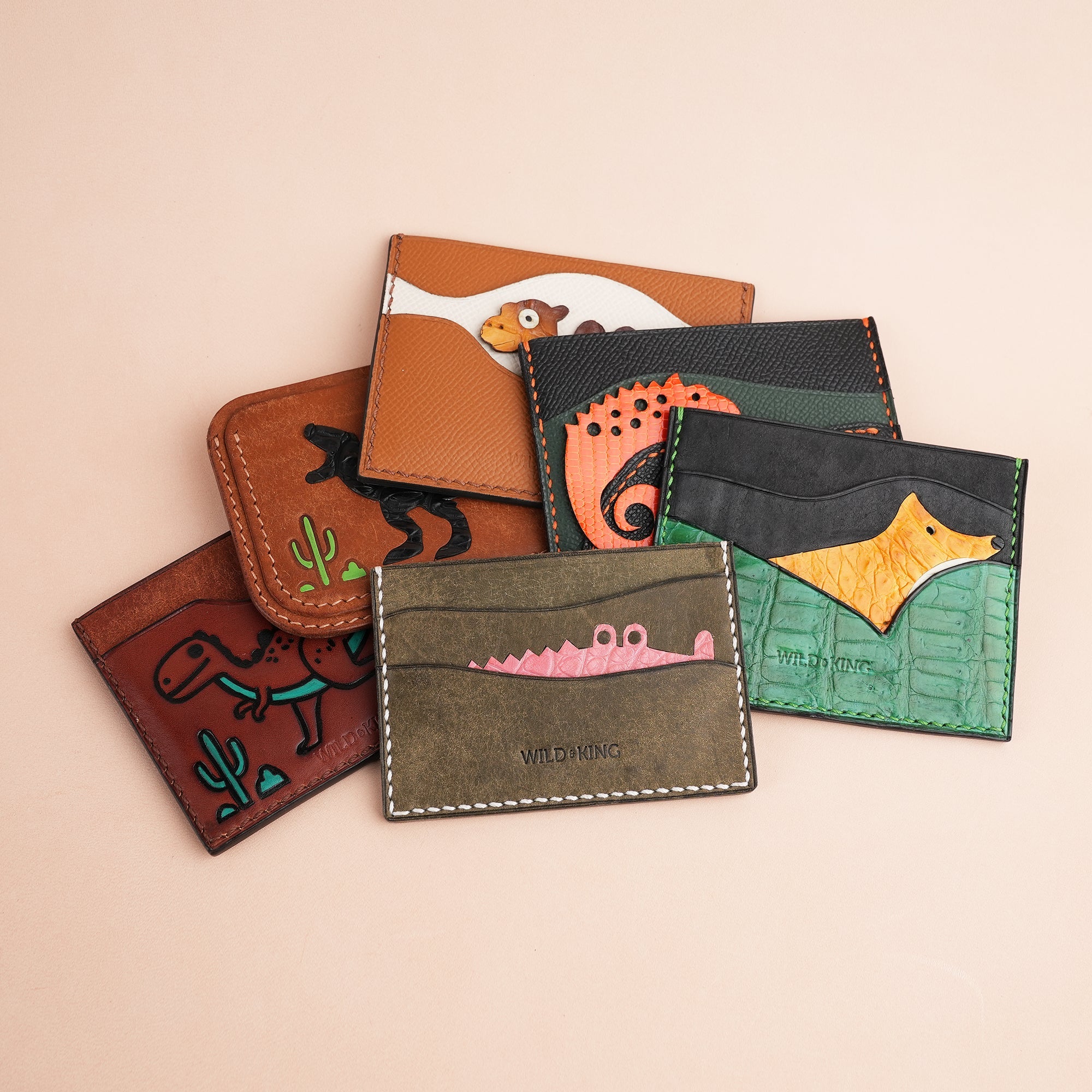 Minimalist Card Holder - Stupid Animals