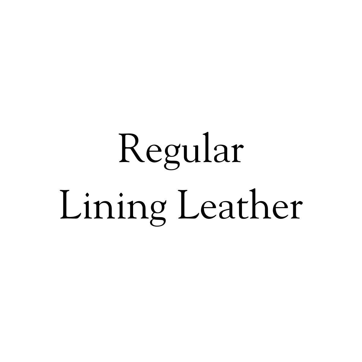 #lining_Regular Lining Leather