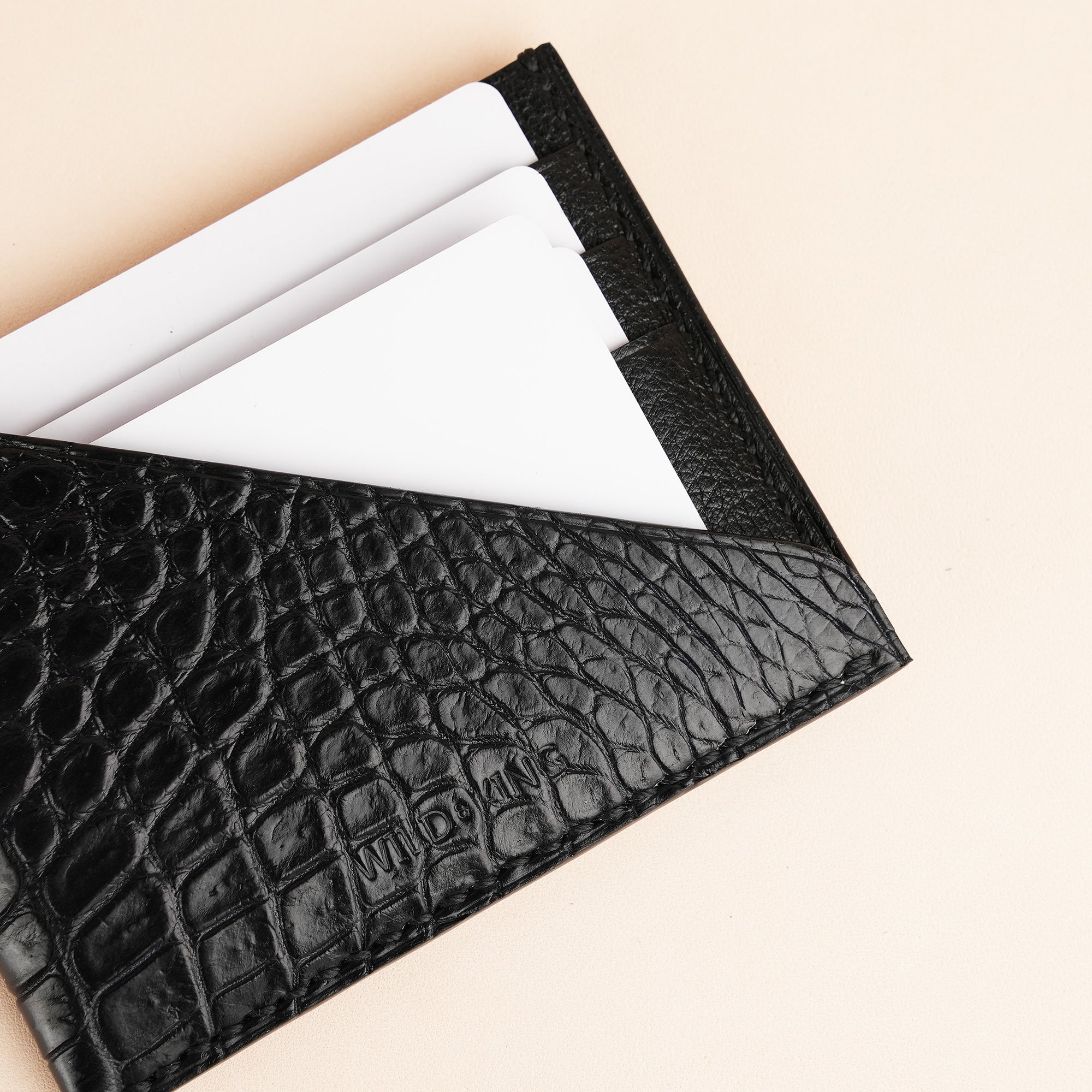 Alligator Leather Card Holder