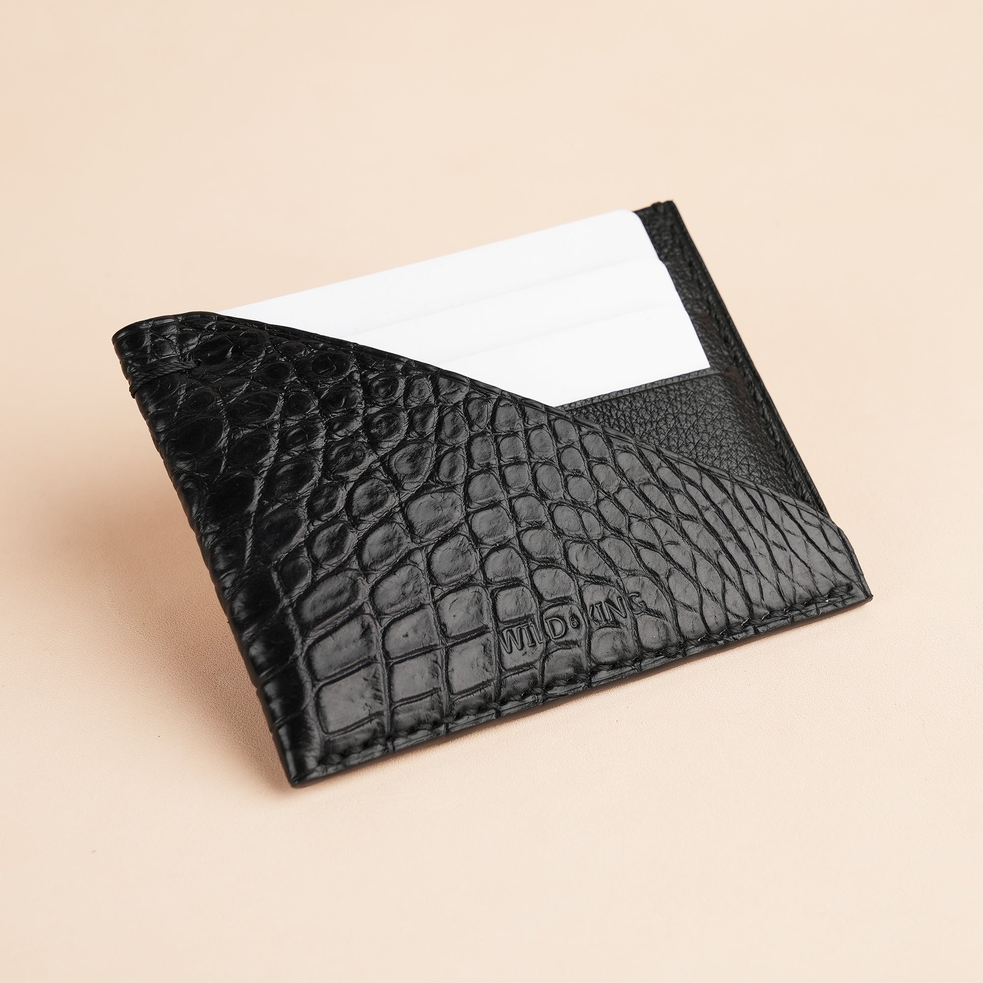 Alligator Leather Card Holder