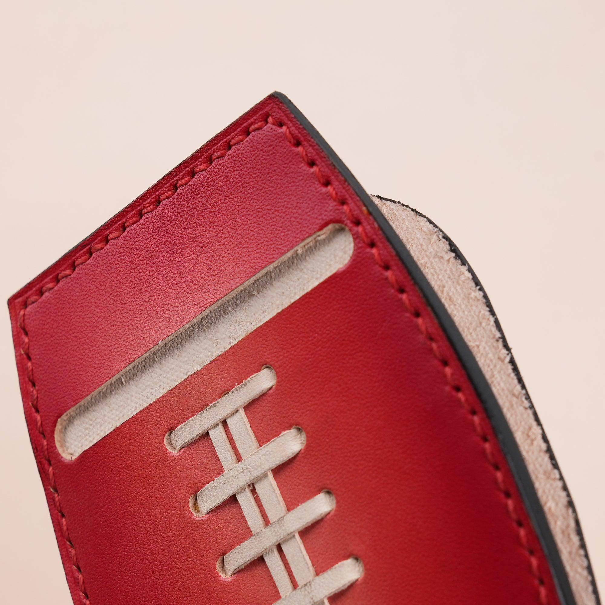 American Football Red Glove Wallet Card Holder - WildandKing