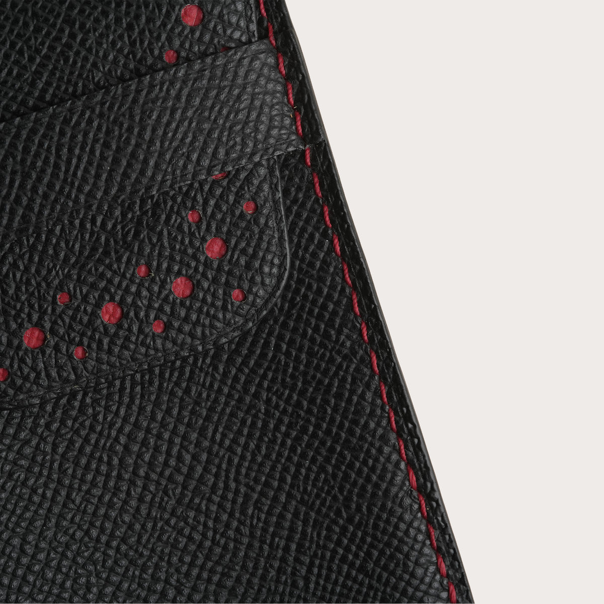 Black Epsom Leather Watch Pouch