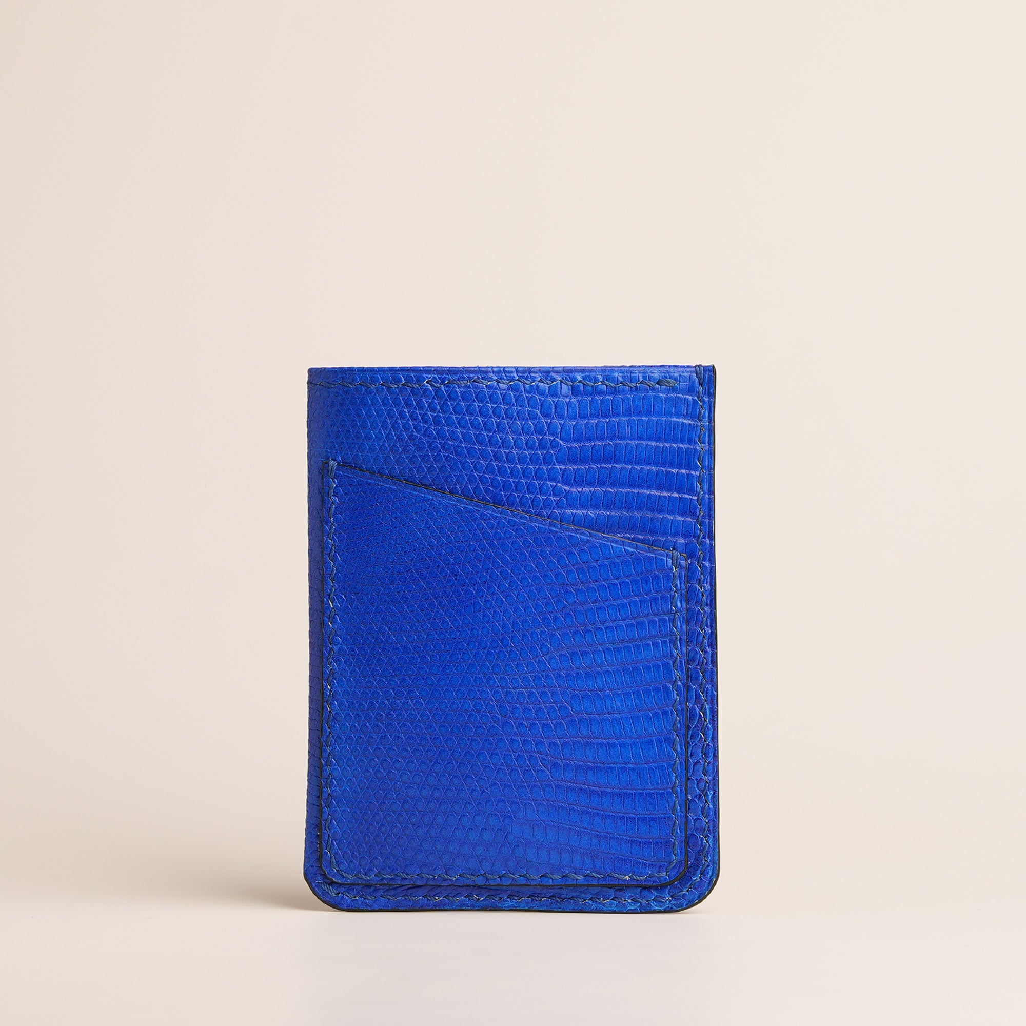 Blue Lizard Leather Card Sleeve