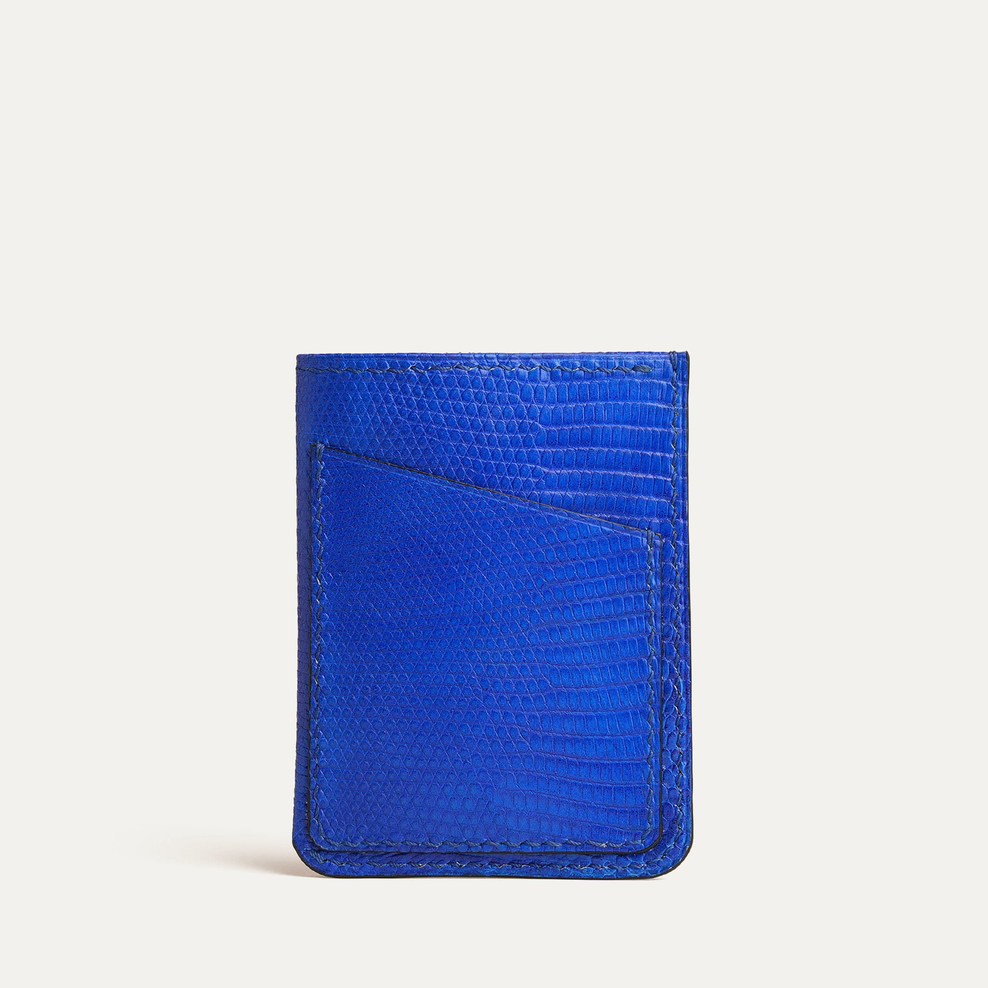 Blue Lizard Leather Card Sleeve