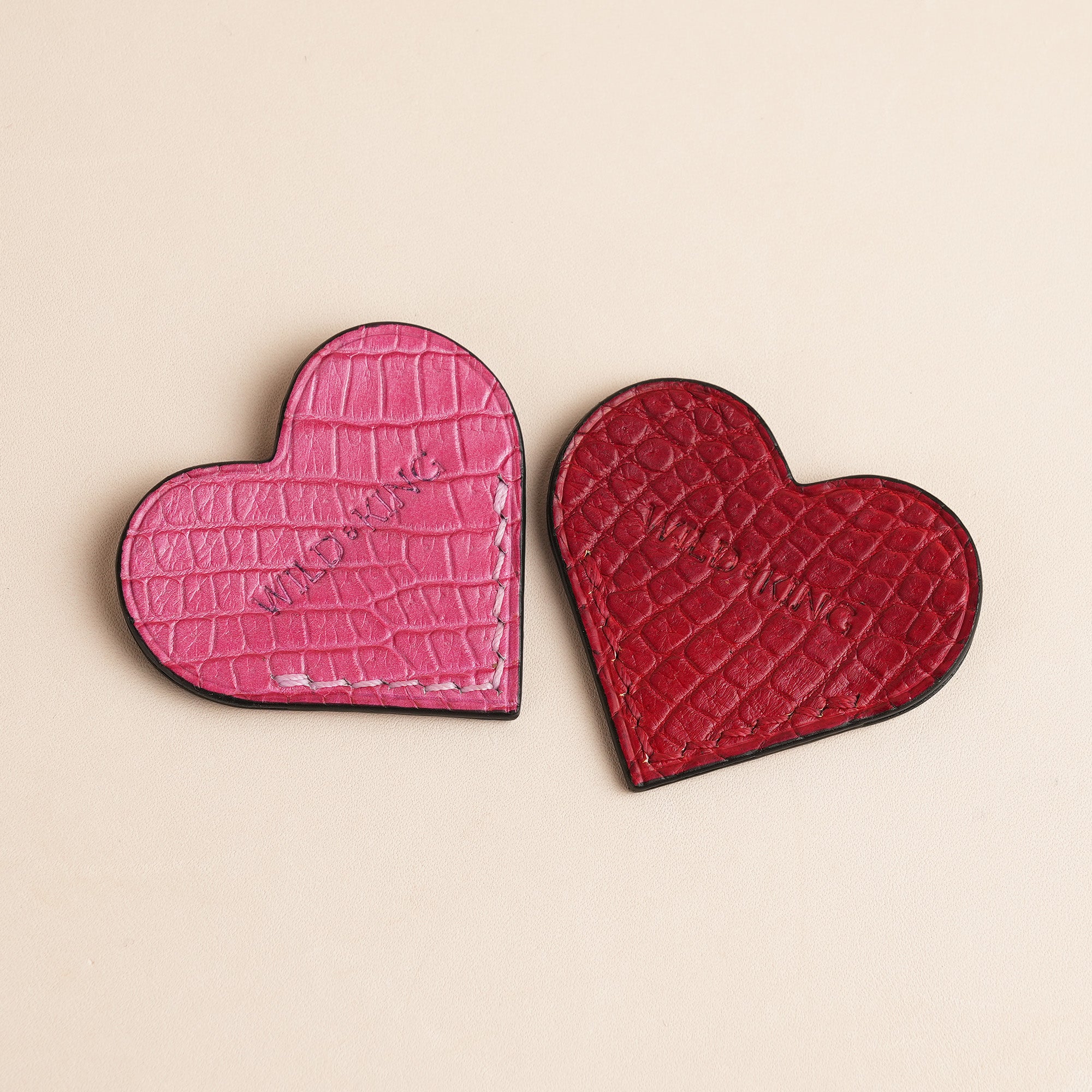 Love Heart Leather Bookmark
