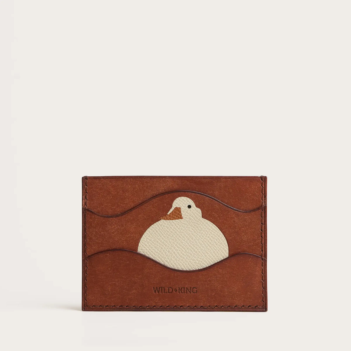 Brown Pueblo Leather Card Holder - Stupid Plump Duck