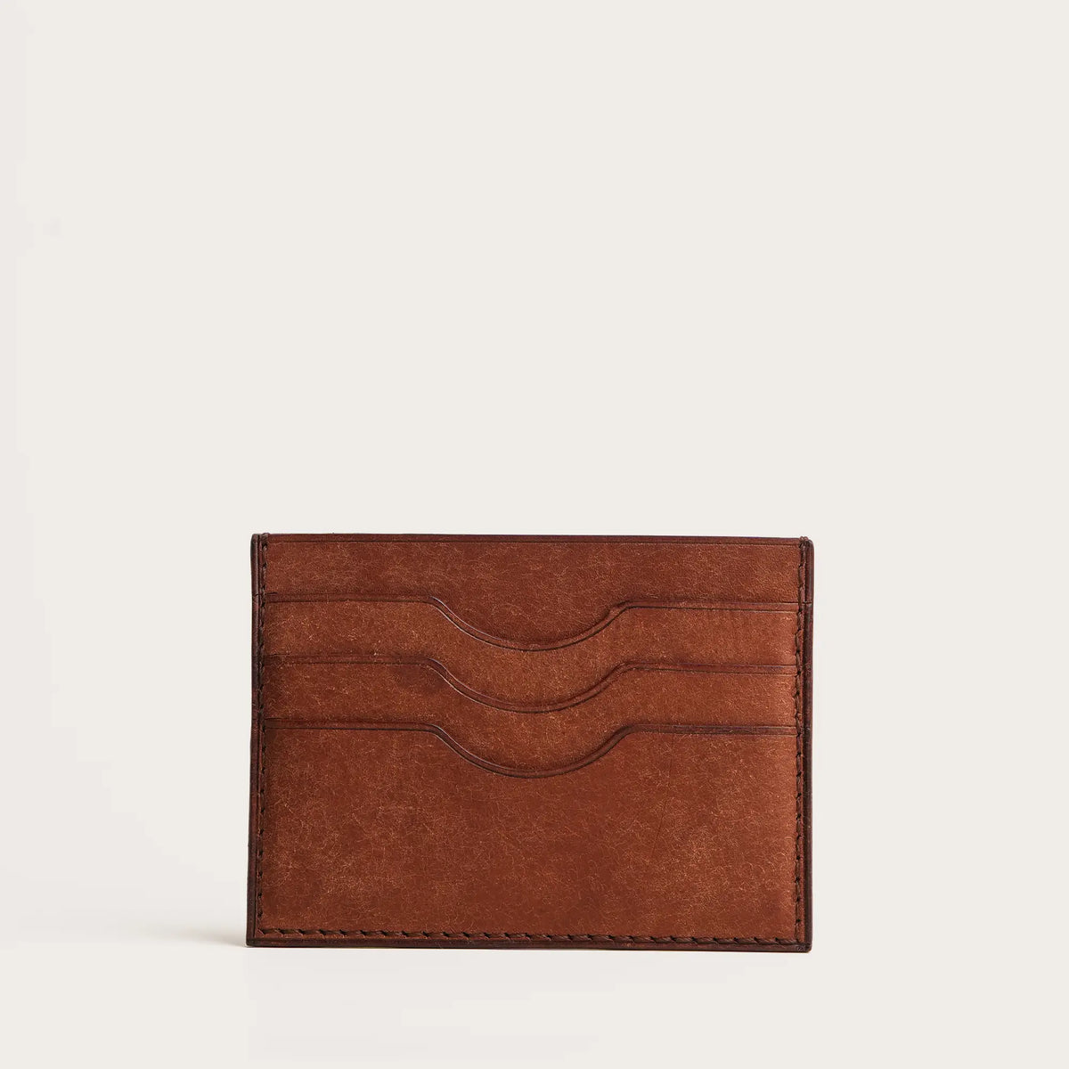 Brown Pueblo Leather Card Holder - Stupid Slim Duck