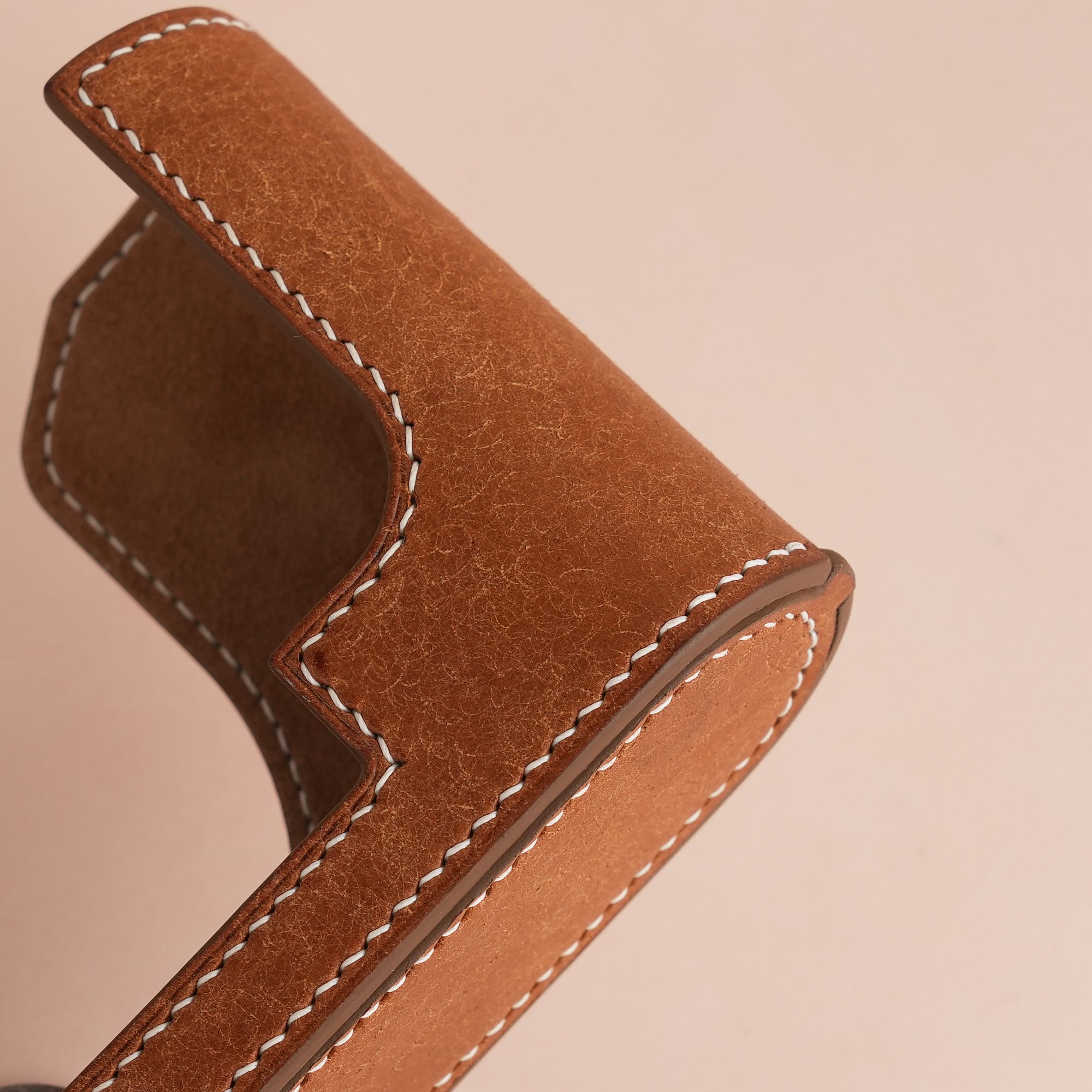 Brown Pueblo Leather Half Case compatible with Leica Series ( Q2 )