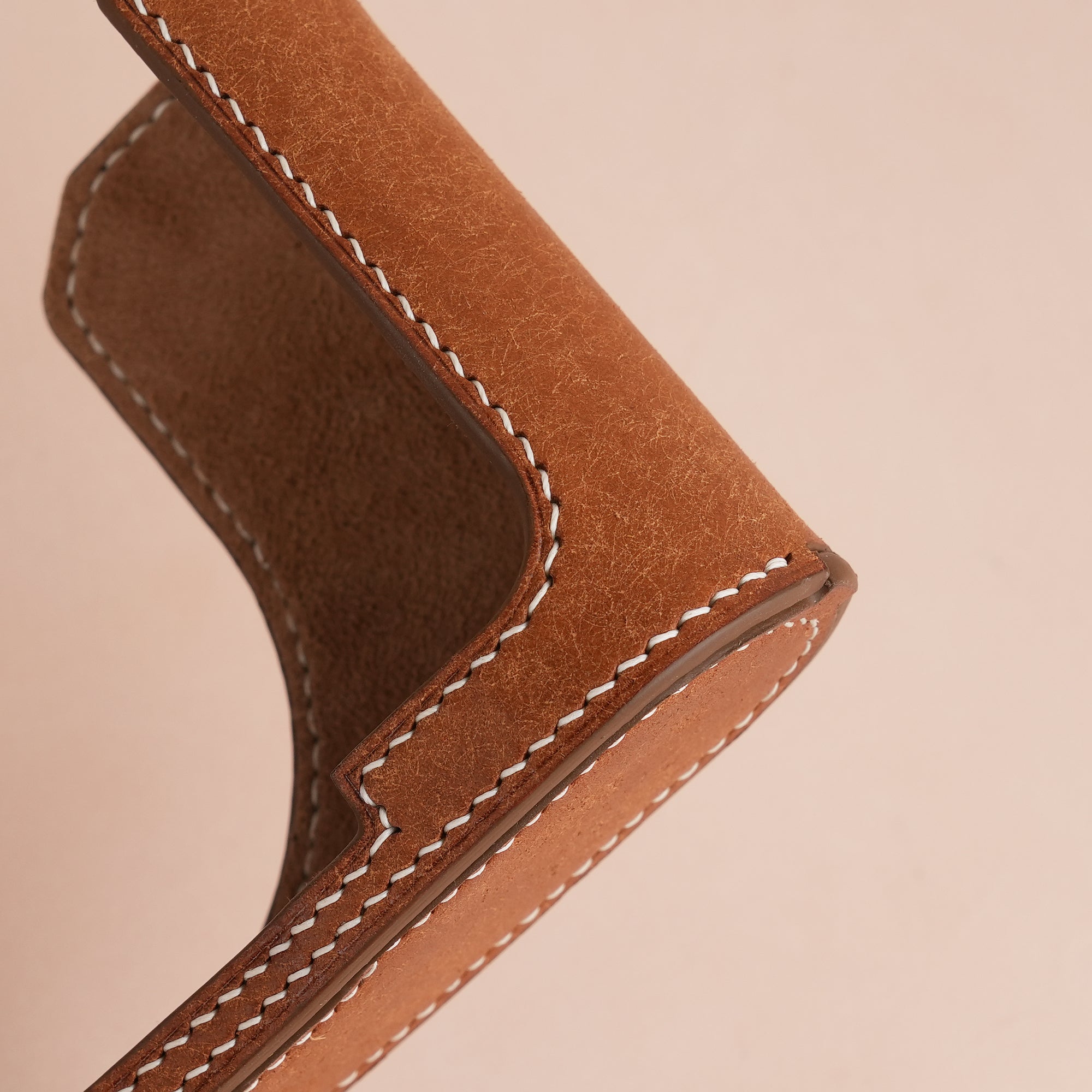 Brown Pueblo Leather Half Case compatible with Leica Series ( Q3 / Q3-43)