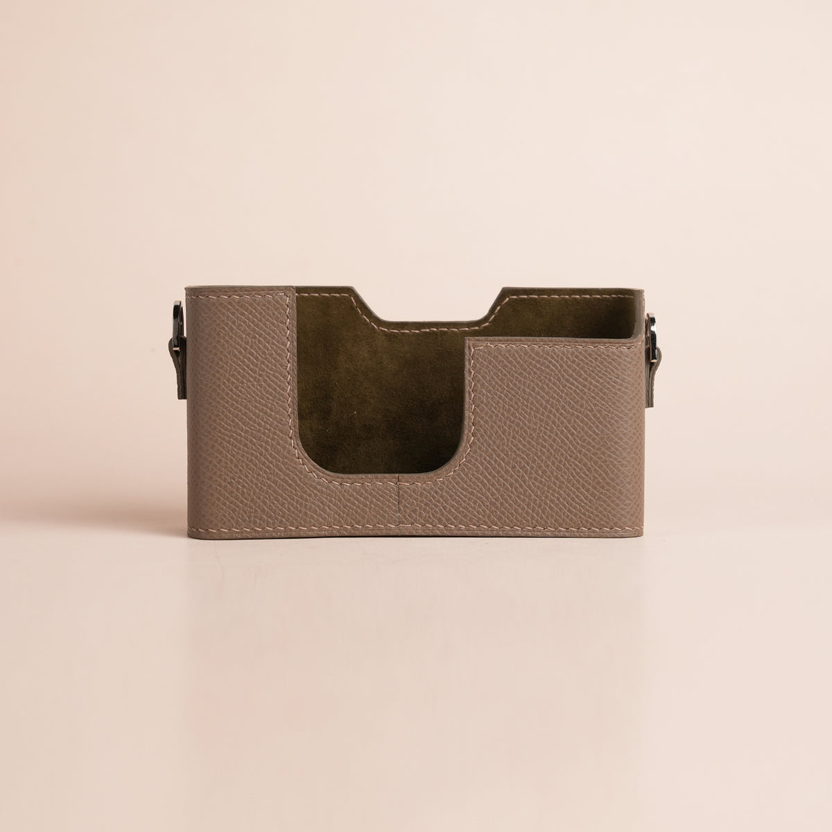 Grey Epsom Leather Half Case for Contax T2 | Wild & King