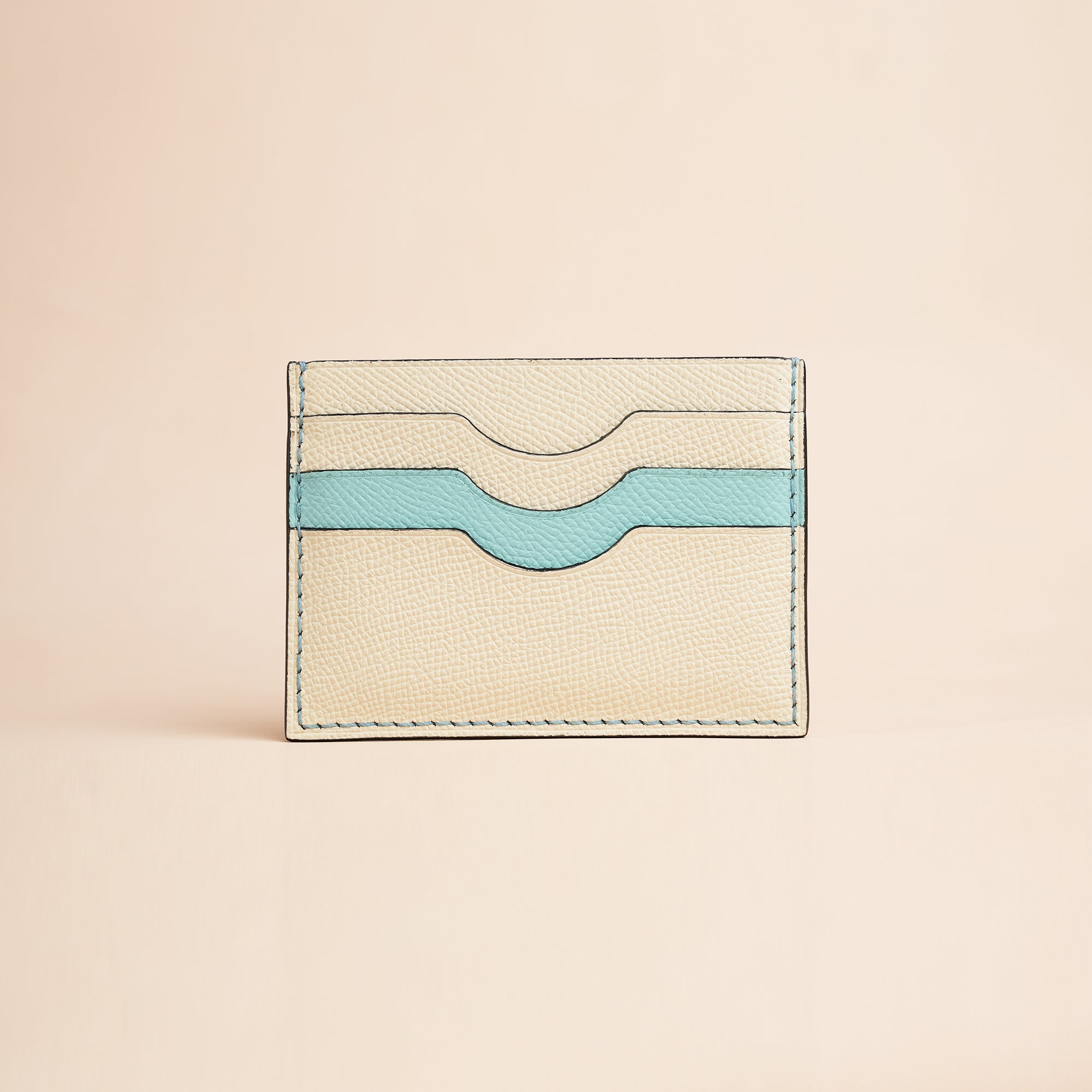 Christmas Epsom Leather Card Holder - Whale