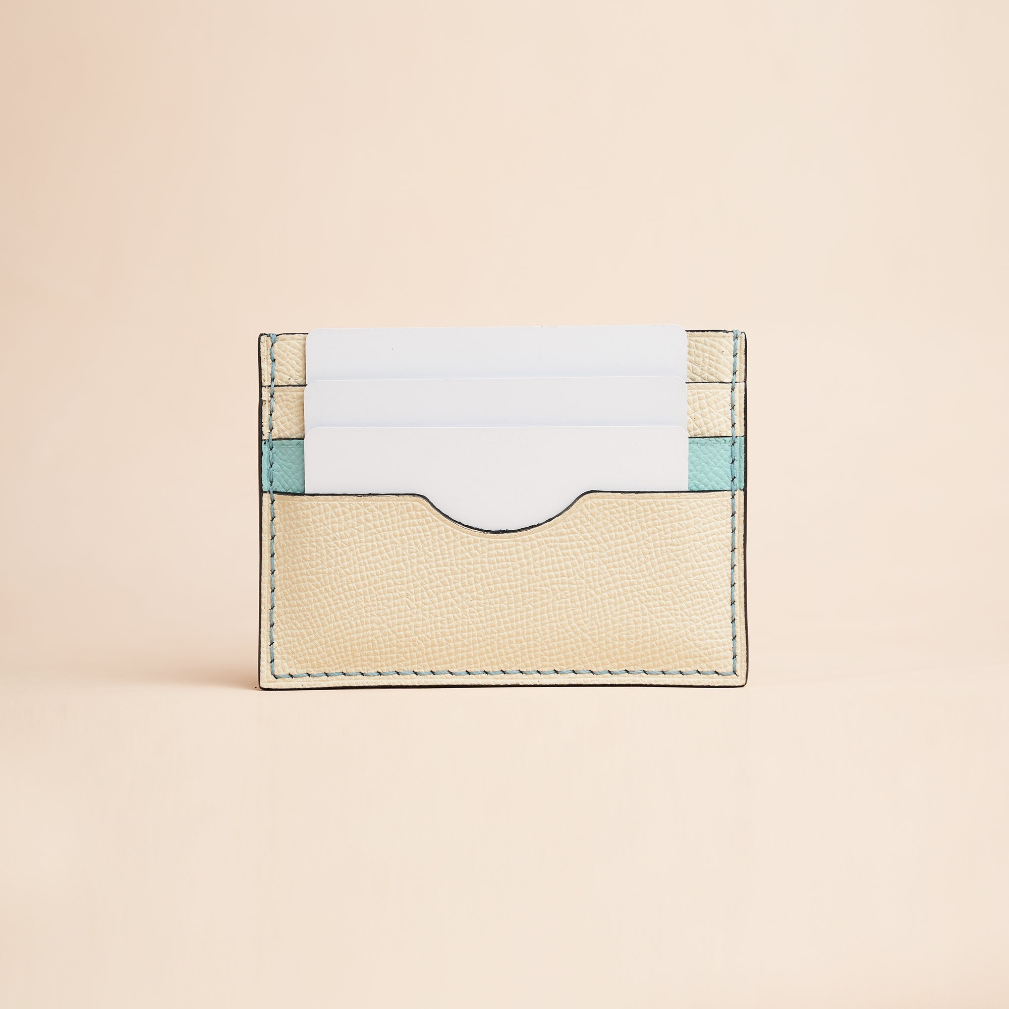 Christmas Epsom Leather Card Holder - Whale