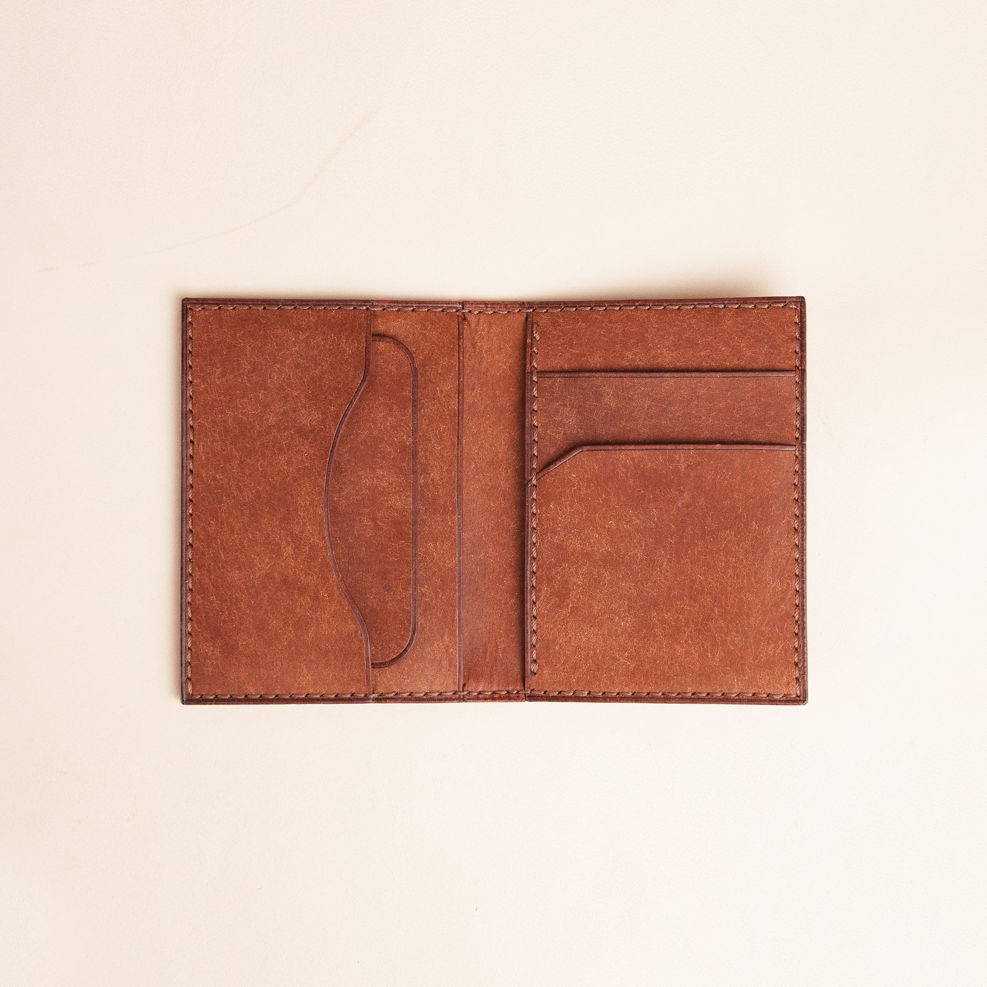 Brown Pueblo Leather Bifold Wallet