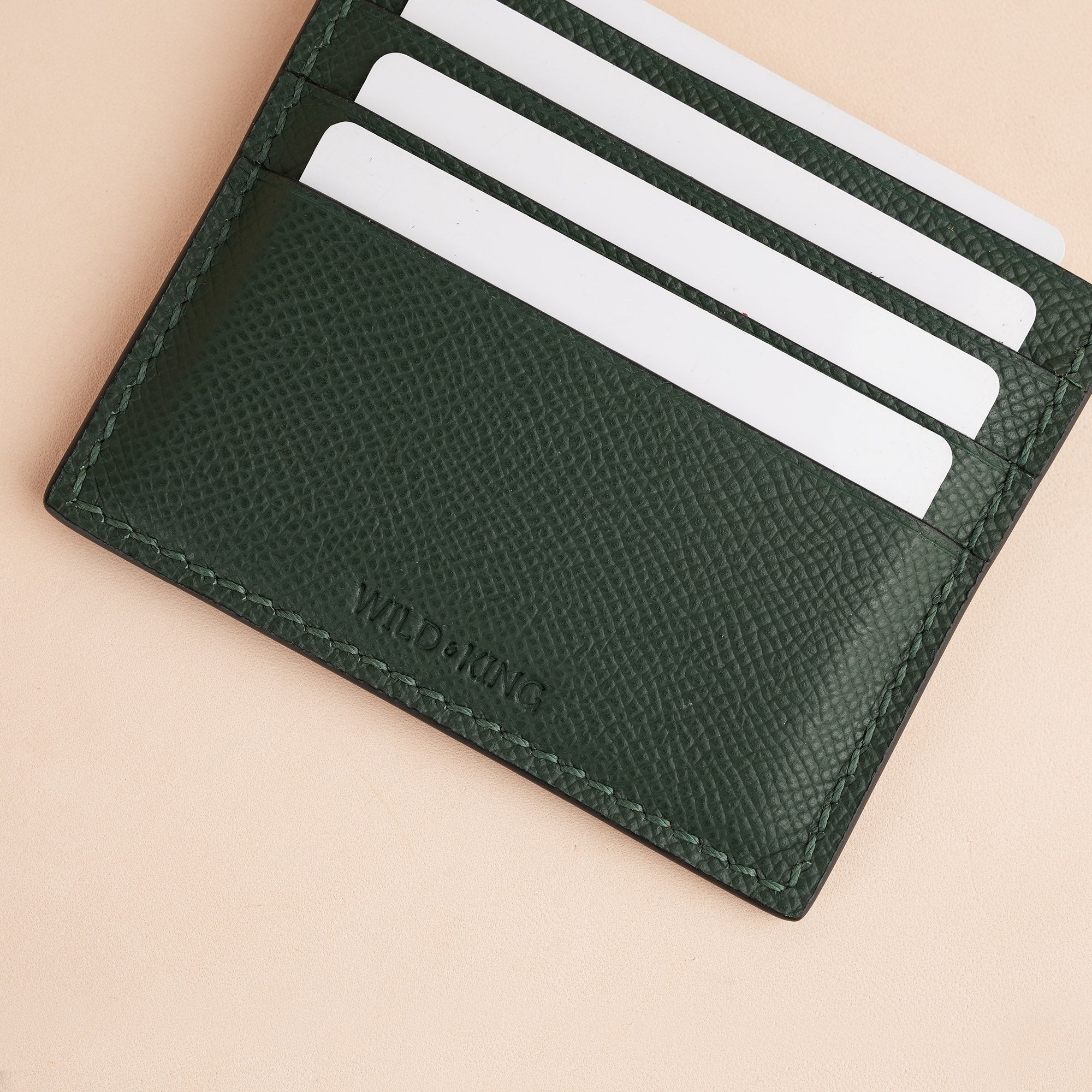 Green Stingray Leather Card Holder