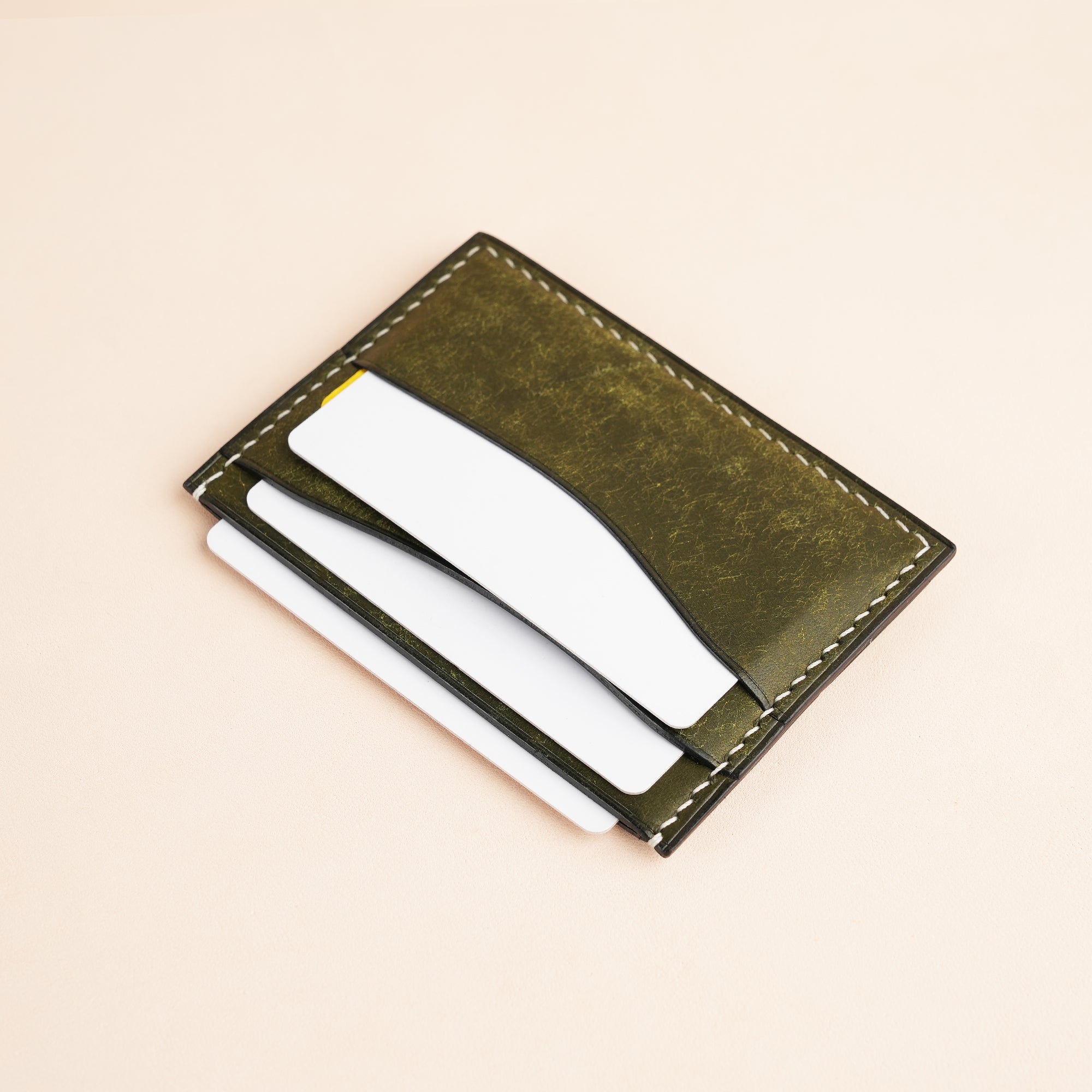 Pueblo Leather Card Holder - Santa Alligator Stupid