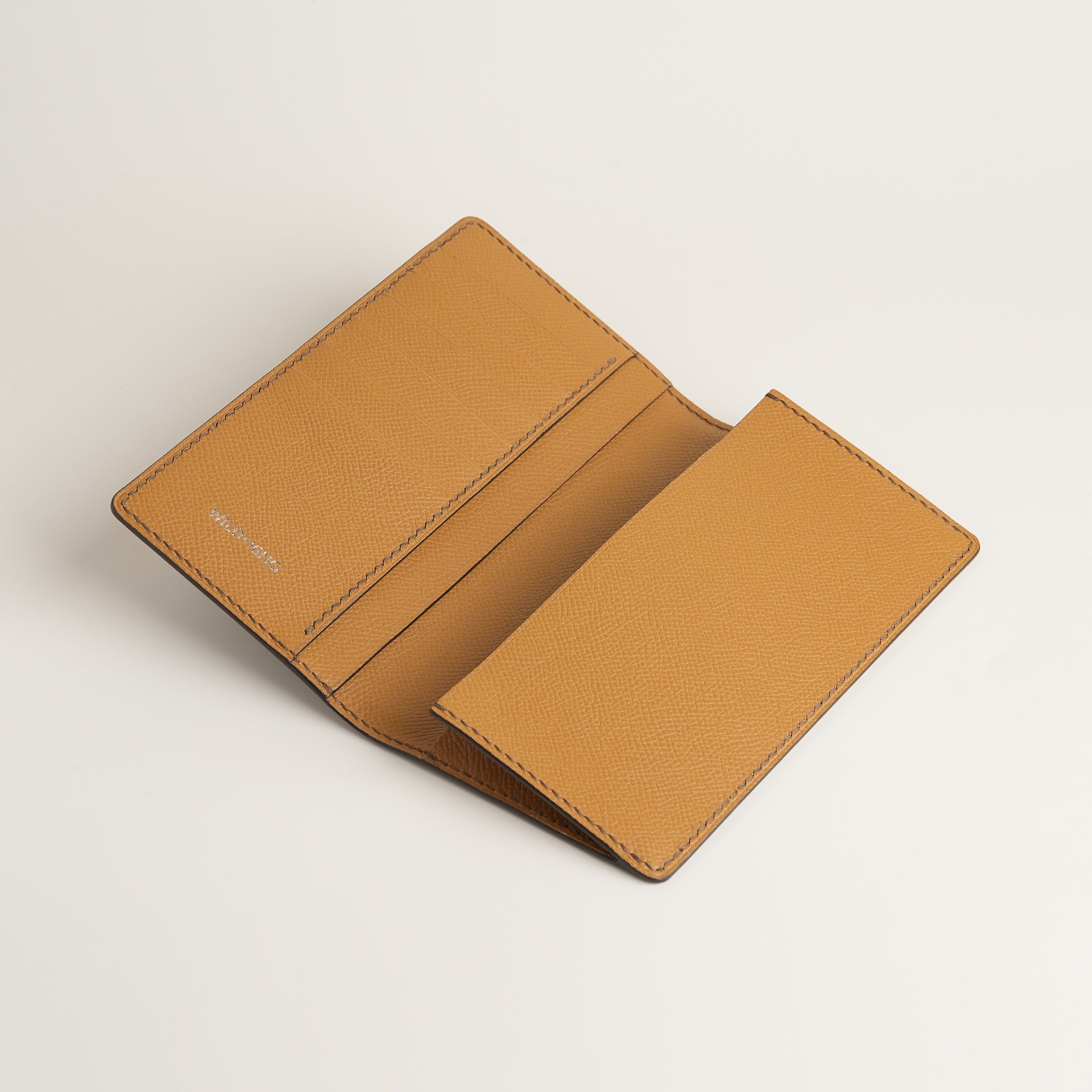Choco Crocodile mix Golden Epsom Leather Long Wallet