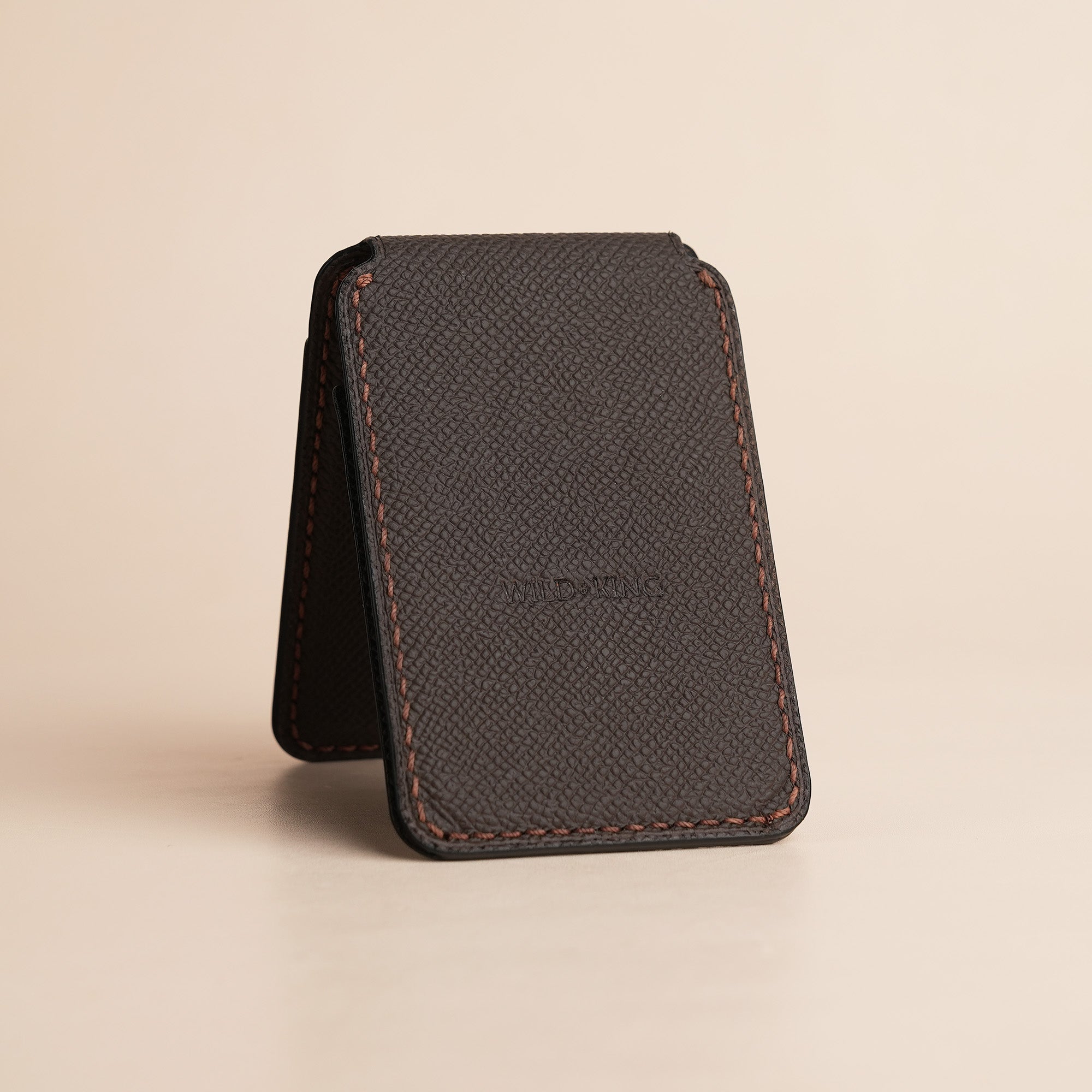 Choco Epsom Leather Magsafe Wallet