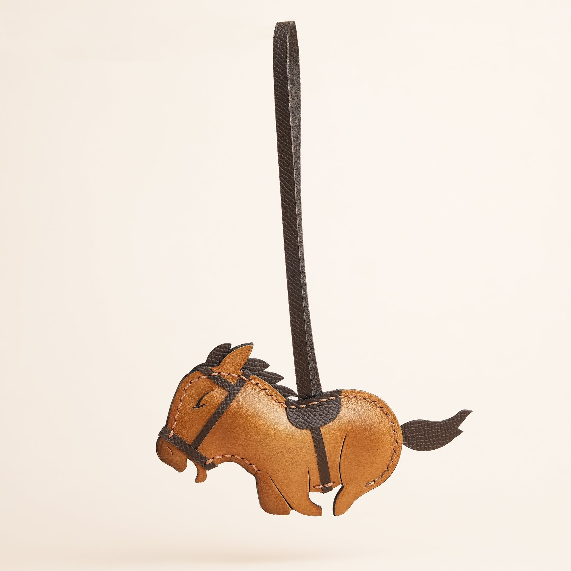 Cry Horse Leather Bag Charm