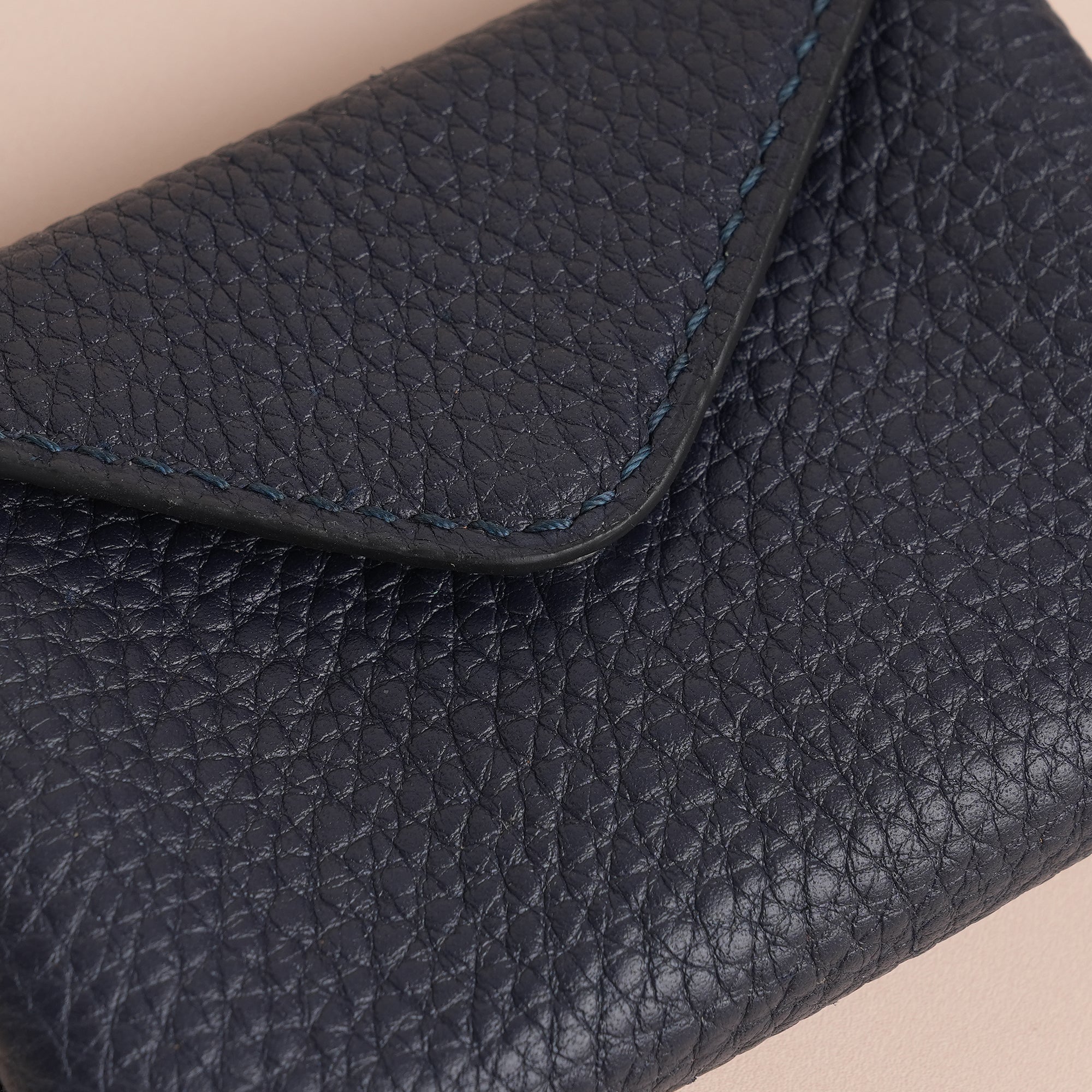 Dark Navy Togo Leather Coin Purse