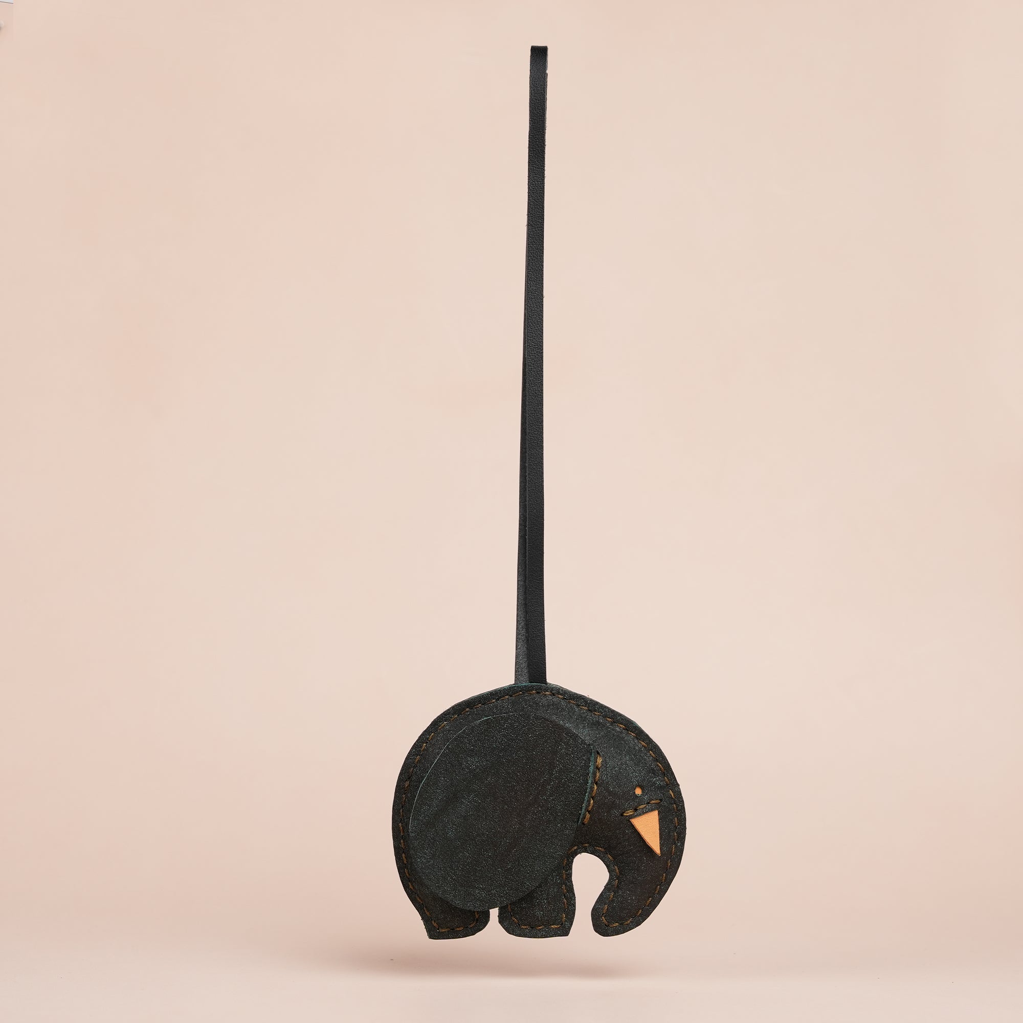 Aquamarine Blue Elephant Bag Charm