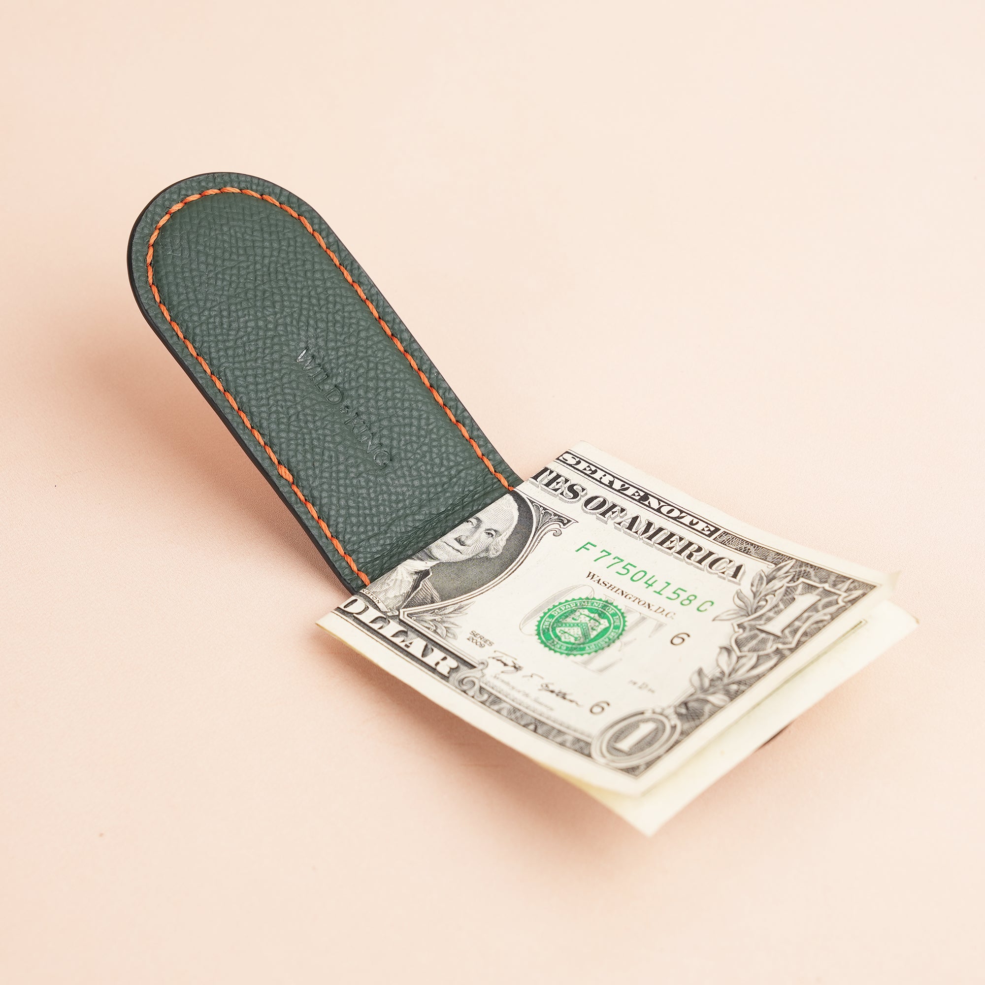 Epsom Leather Money Clip - Alligator Stupid