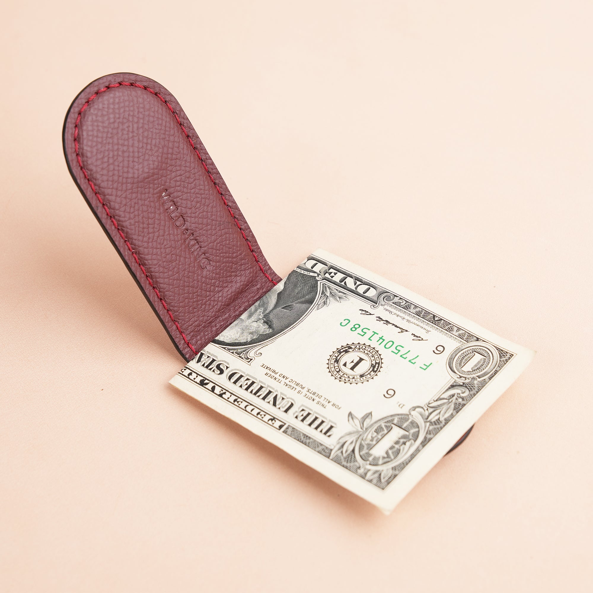 Epsom Leather Money Clip - Goose Stupid