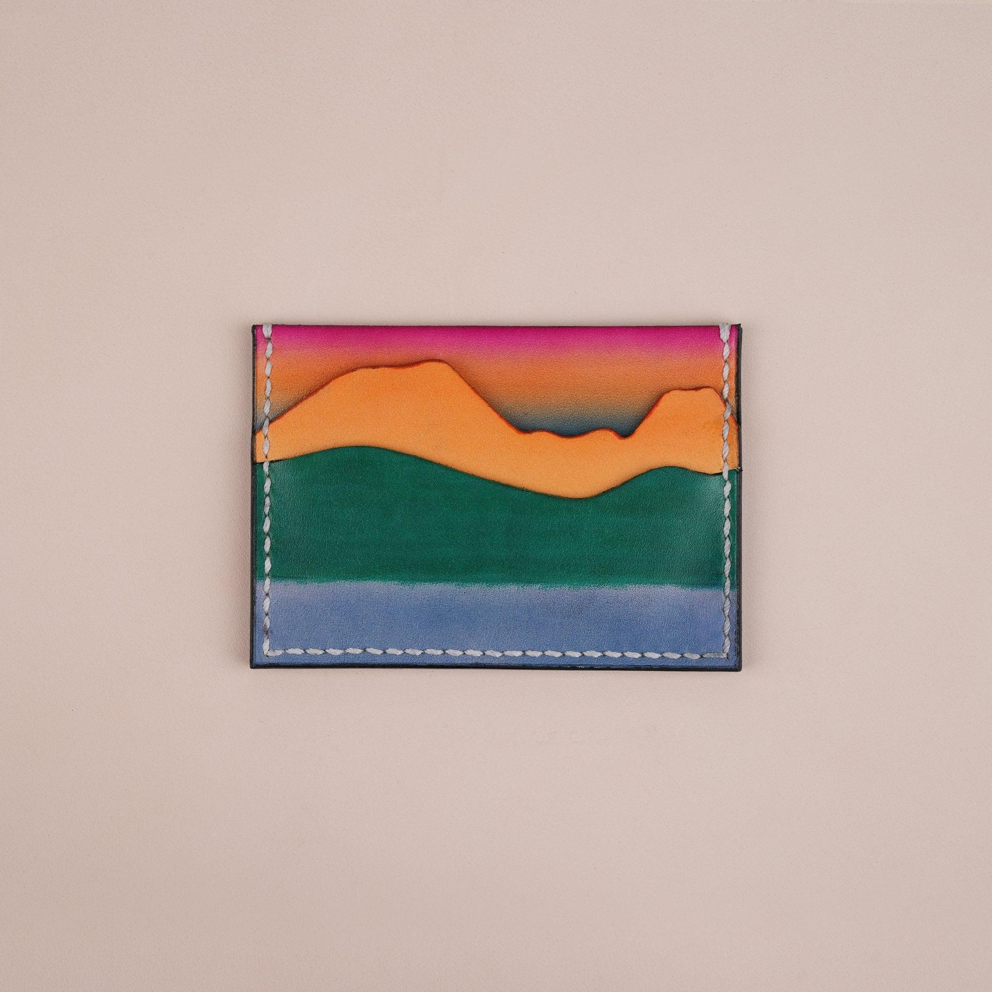 Leather Minimalist Custom Card Holder - WildandKing