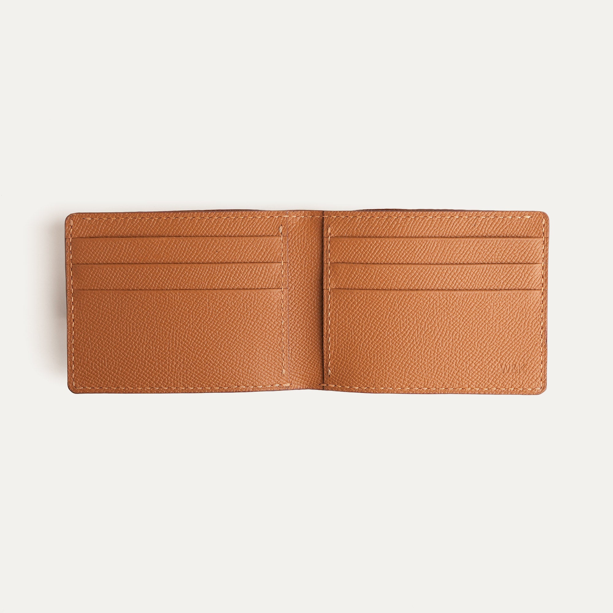 Golden Epsom mix Blue Stingray Leather Wing Bifold Wallet