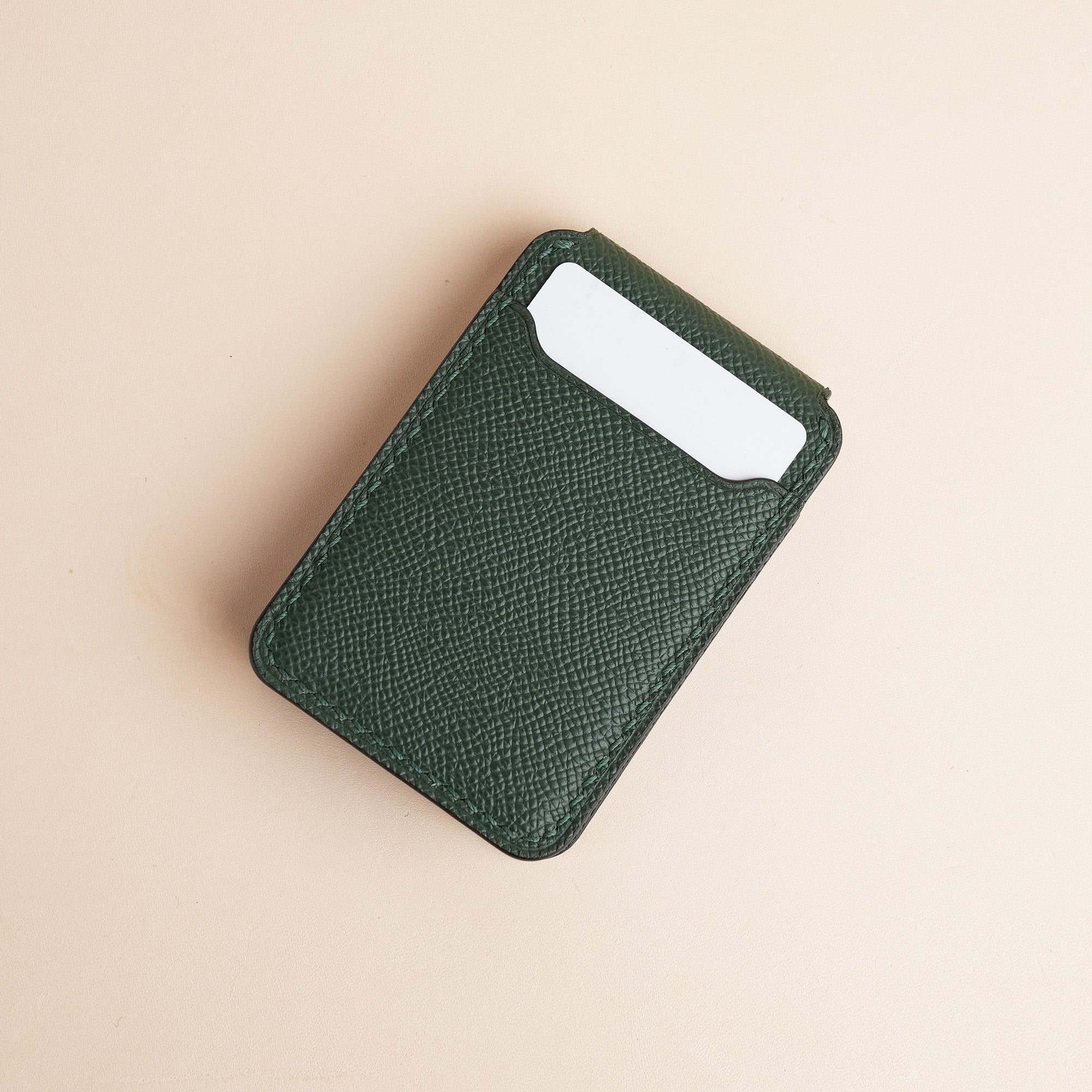 Green Epsom Leather Magsafe Wallet