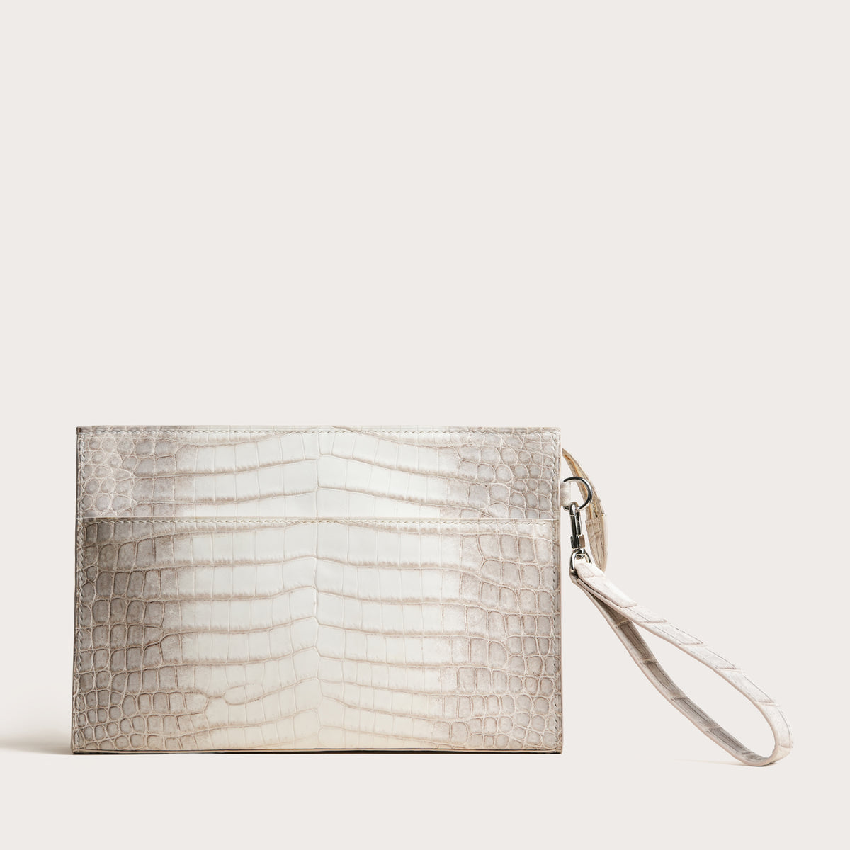 Himalayan Alligator Leather Zipper Clutch