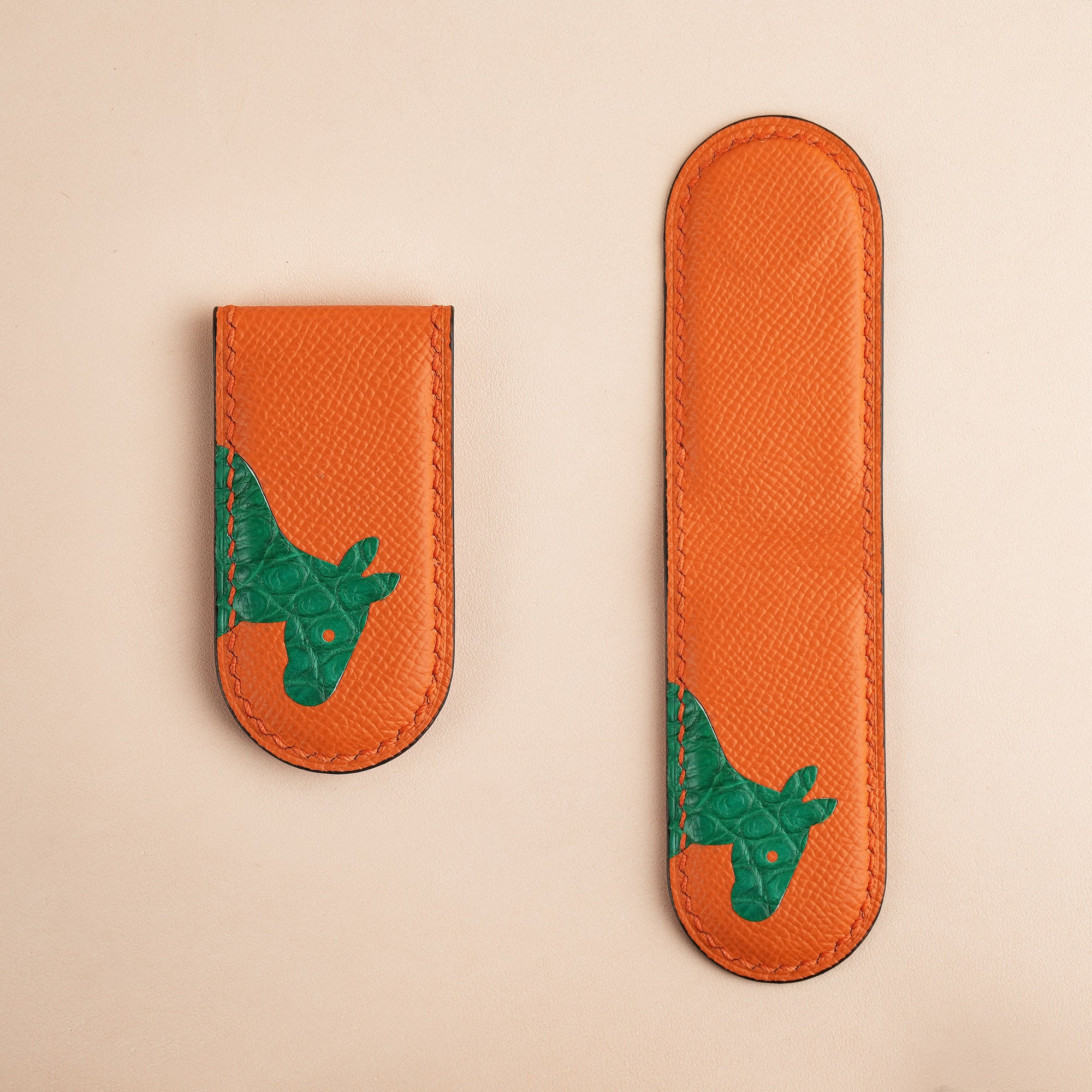 Epsom Leather Money Clip - Donkey Stupid