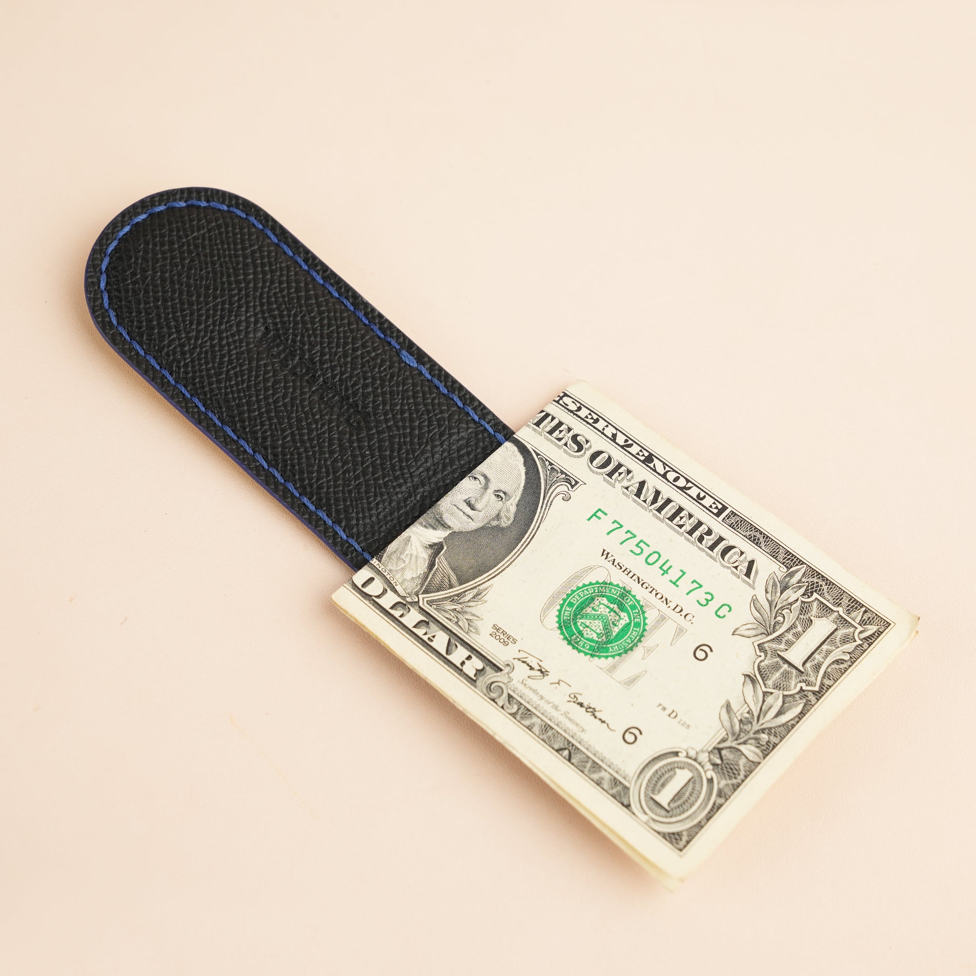 Yellow Alligator Leather Money Clip - Rounded Shape