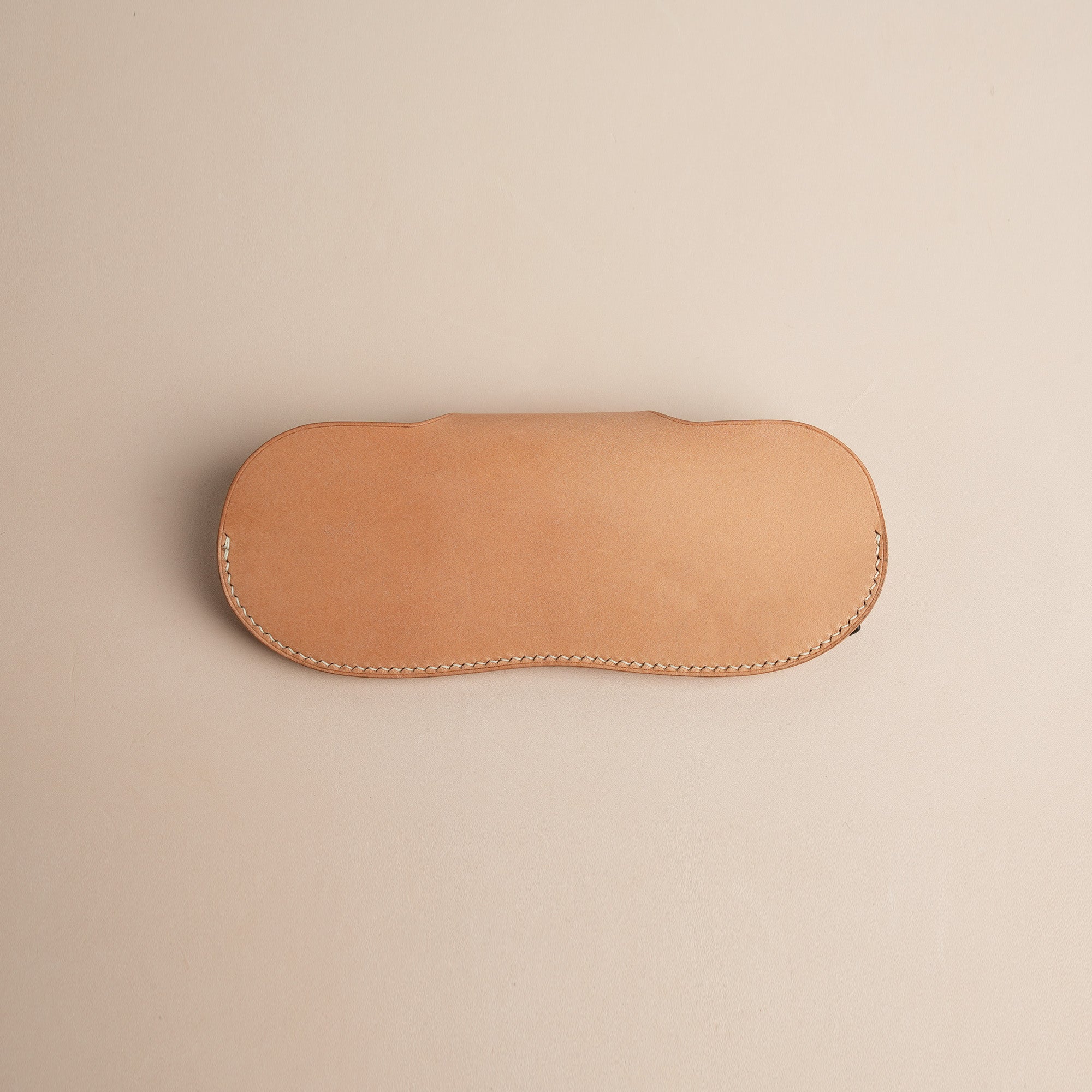 Natural Buttero Leather Glasses Case