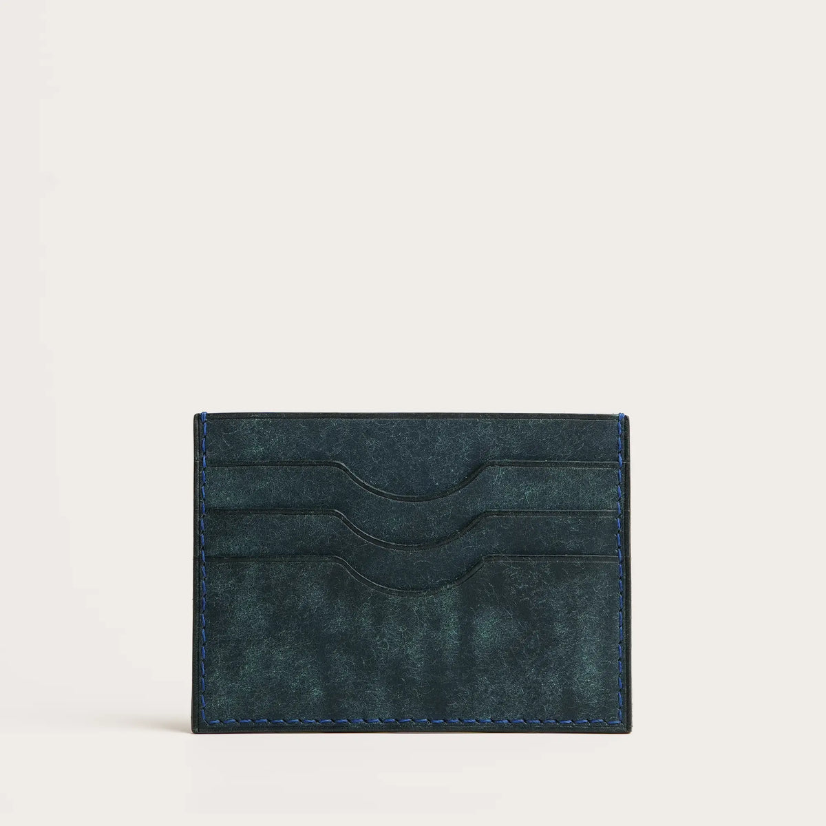 Navy Pueblo Leather Card Holder - Stupid Dolphin