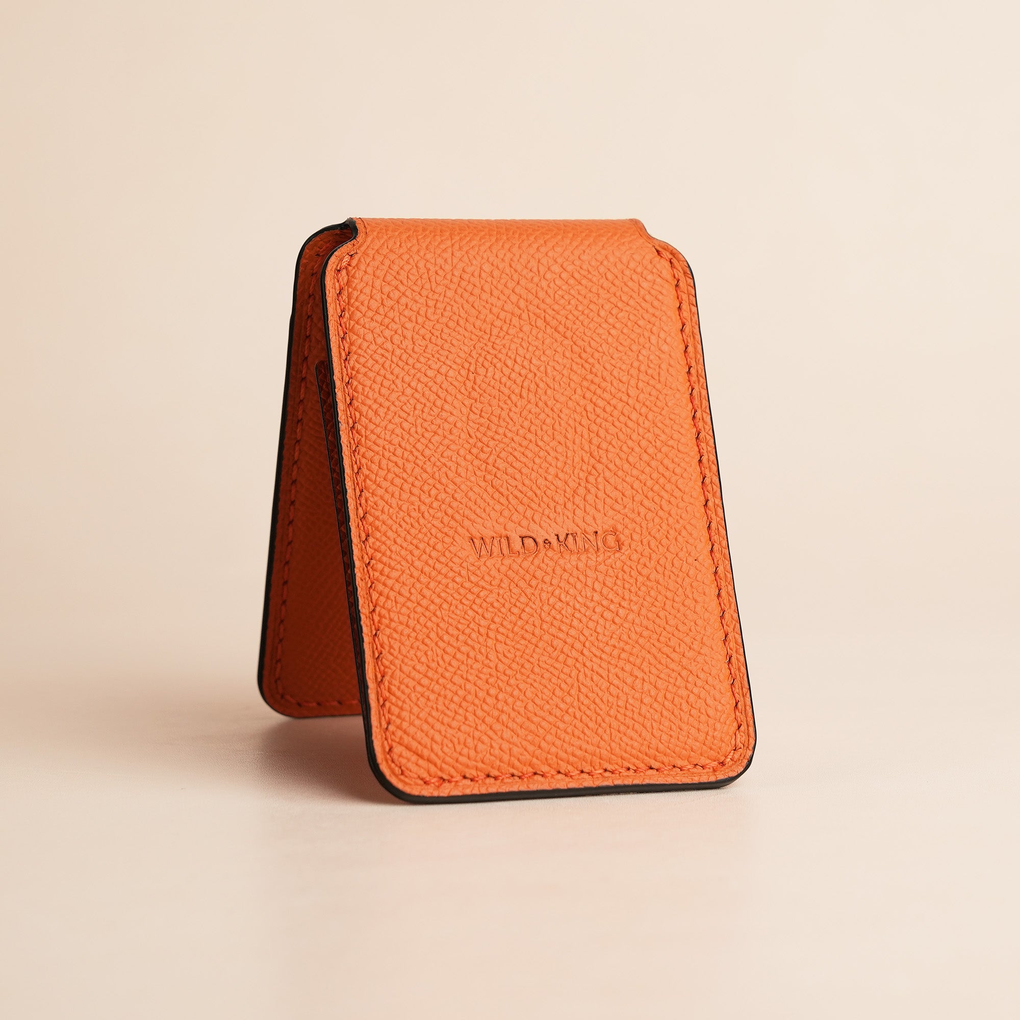 Orange Epsom Leather Magsafe Wallet