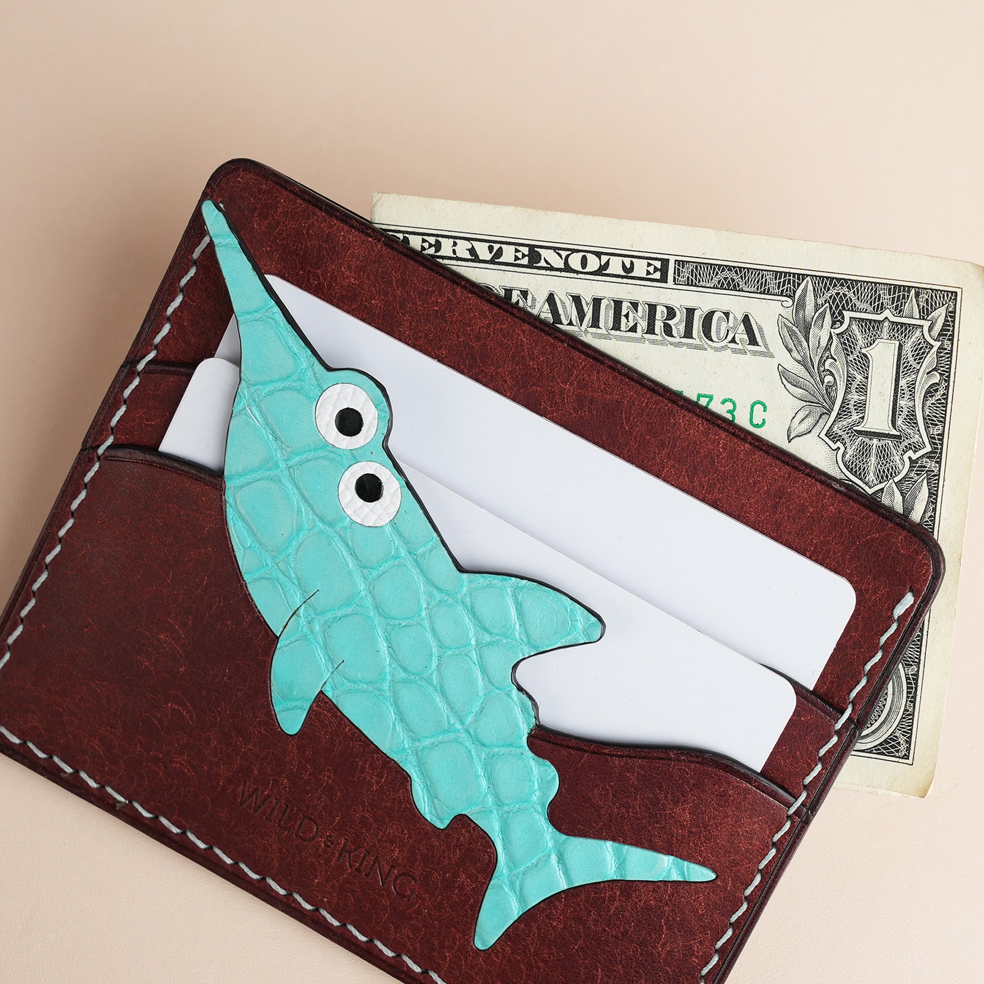 Pueblo Leather Card Holder - Stupid Sailfish