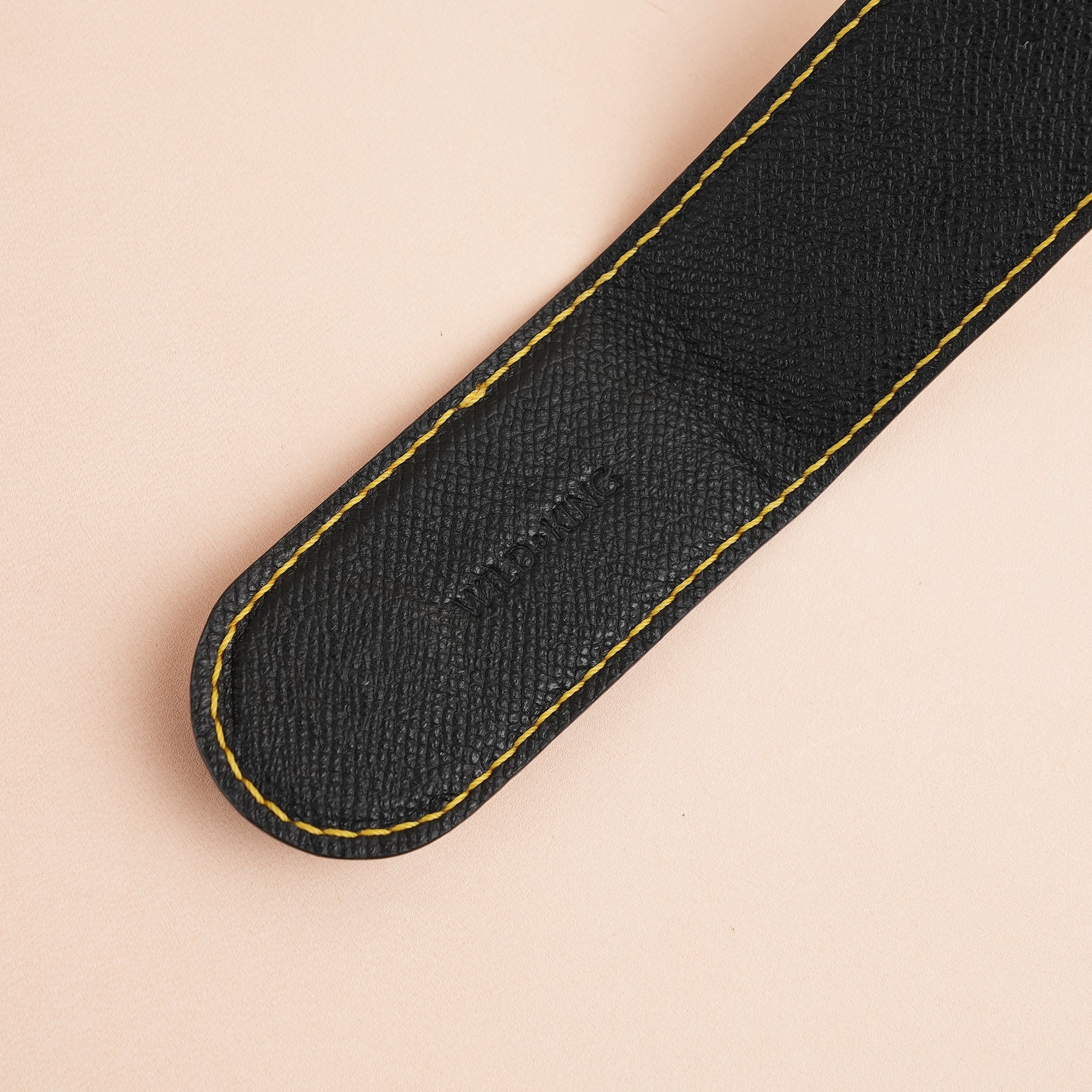 Yellow Alligator Leather Money Clip
