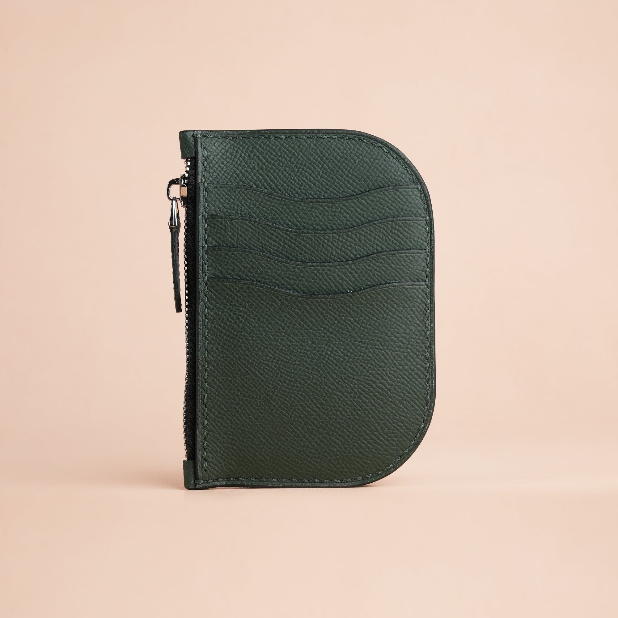 Duck Design Epsom Leather Zipper Wallet