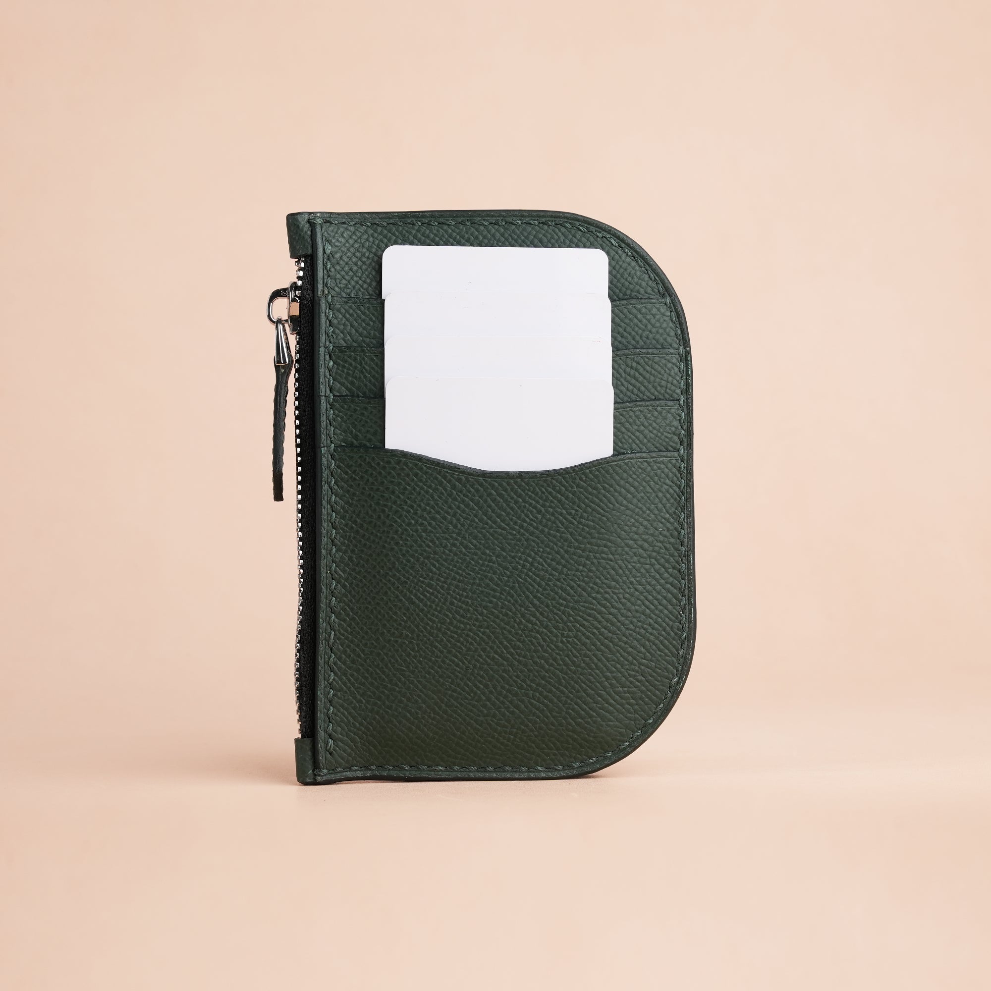 Duck Design Epsom Leather Zipper Wallet