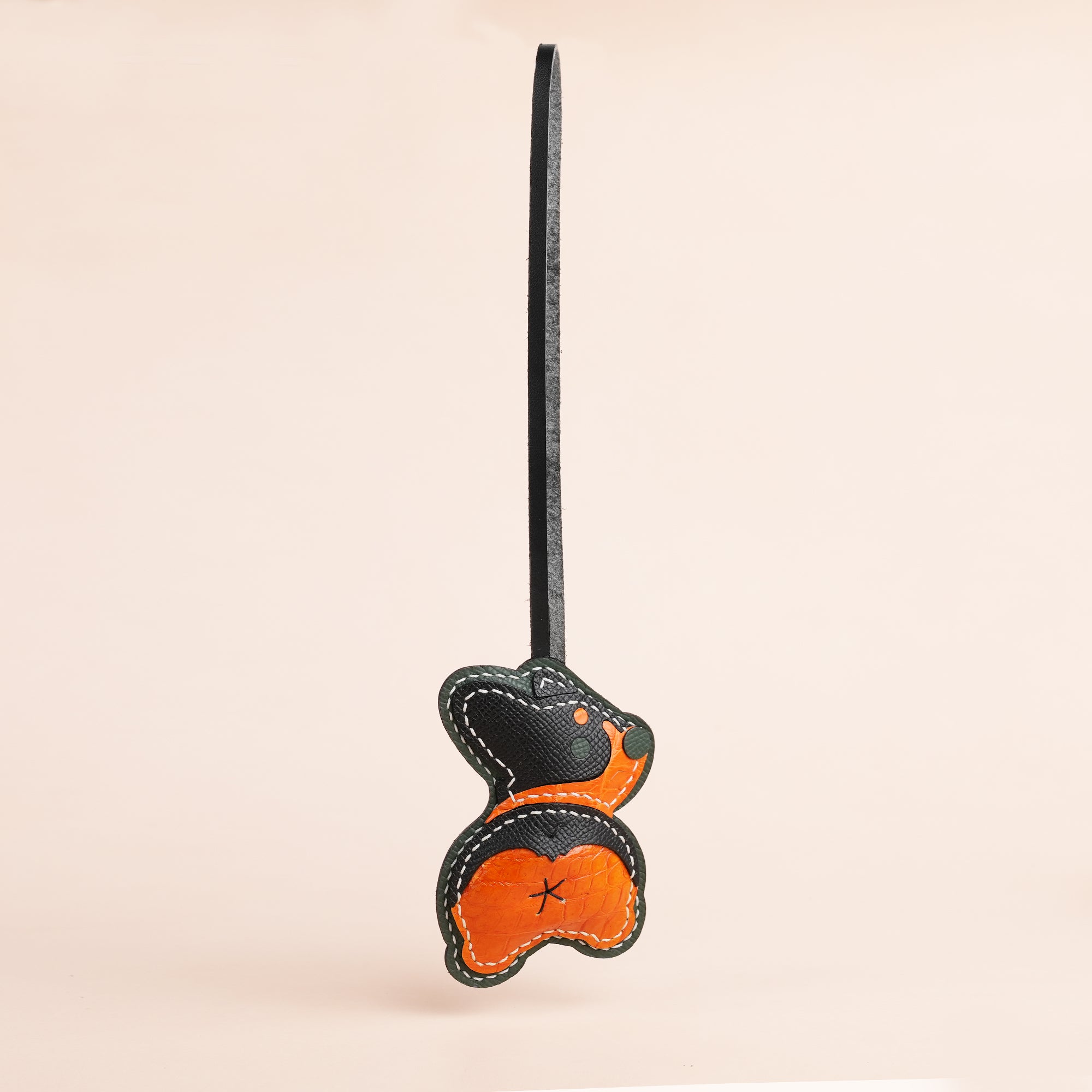 Black Corgi Dog Bag Charm