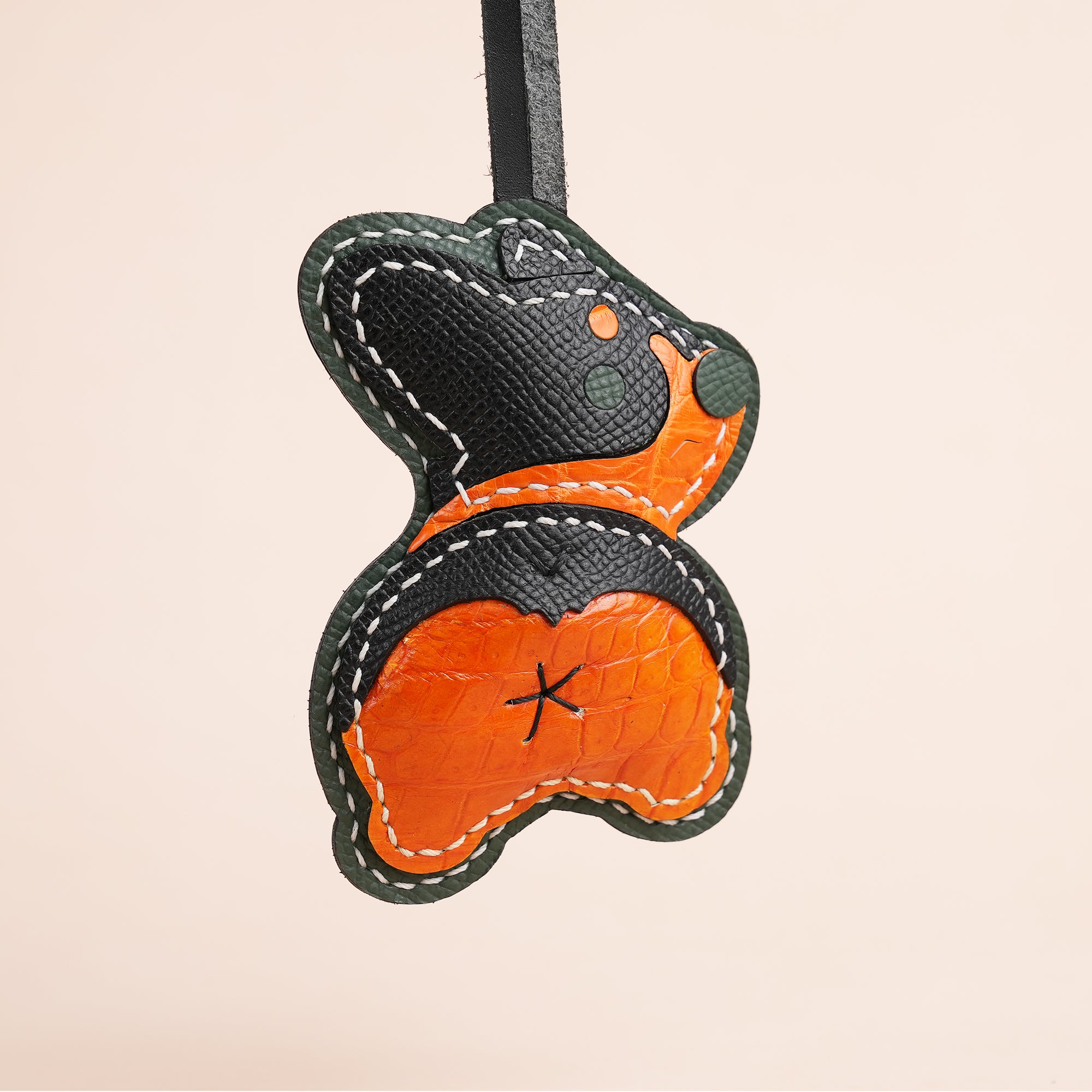 Black Corgi Dog Bag Charm