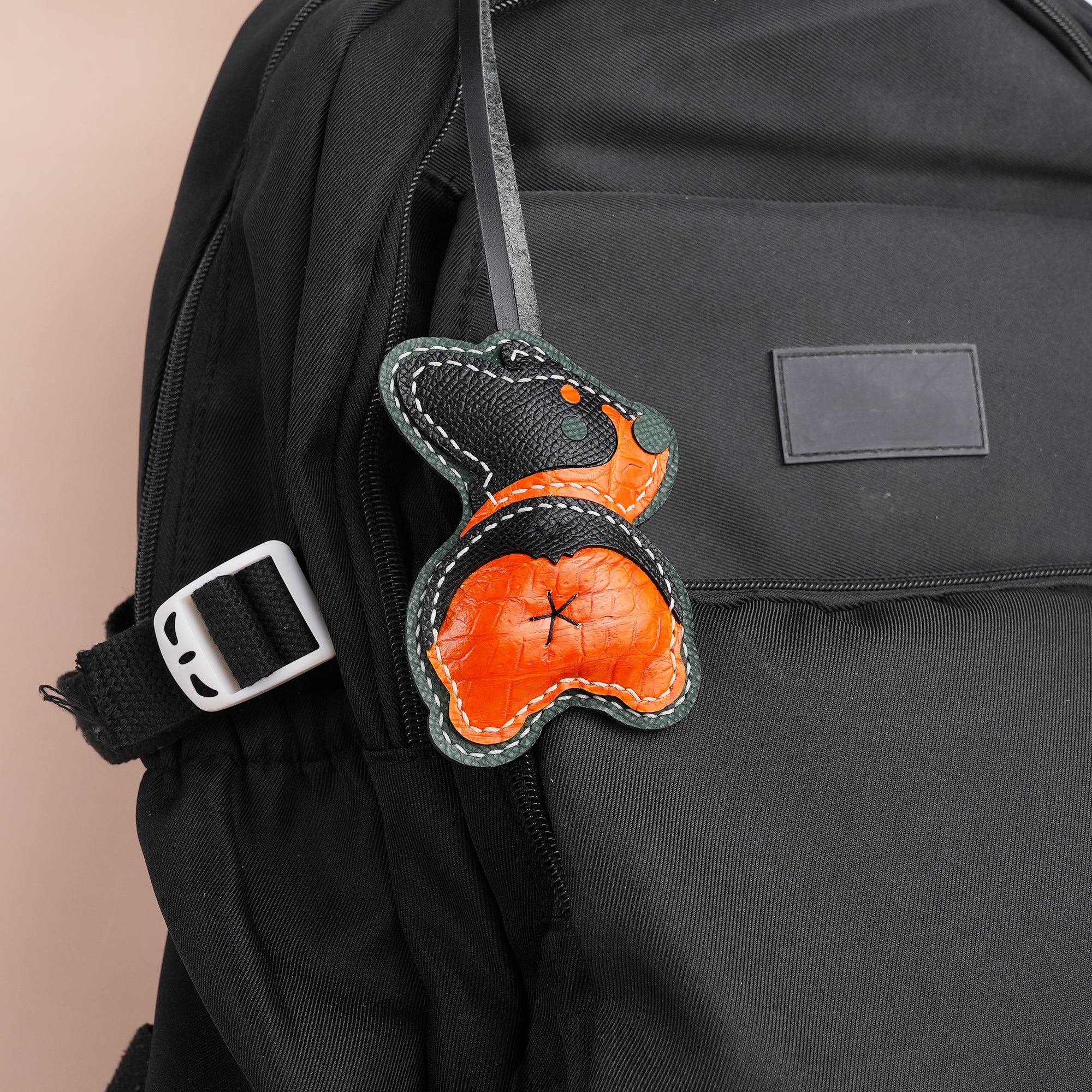 Black Corgi Dog Bag Charm