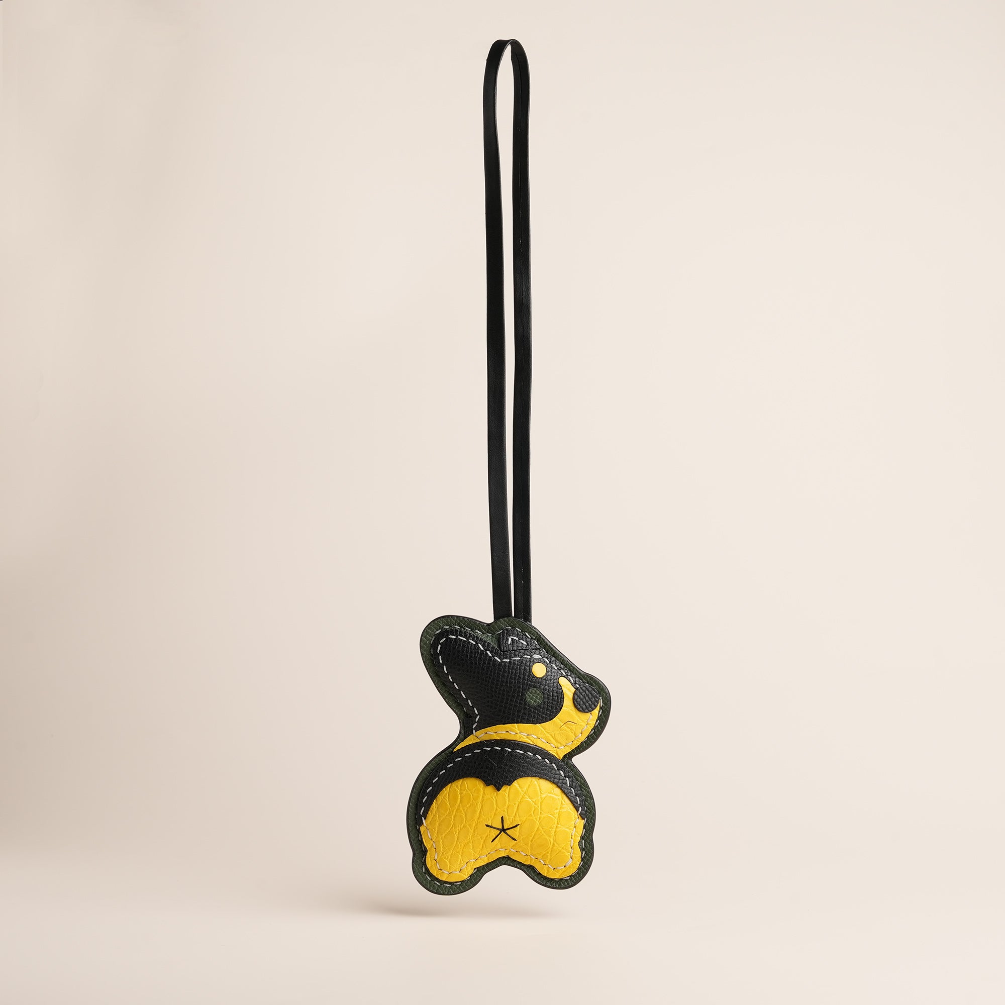Yellow Corgi Dog Bag Charm