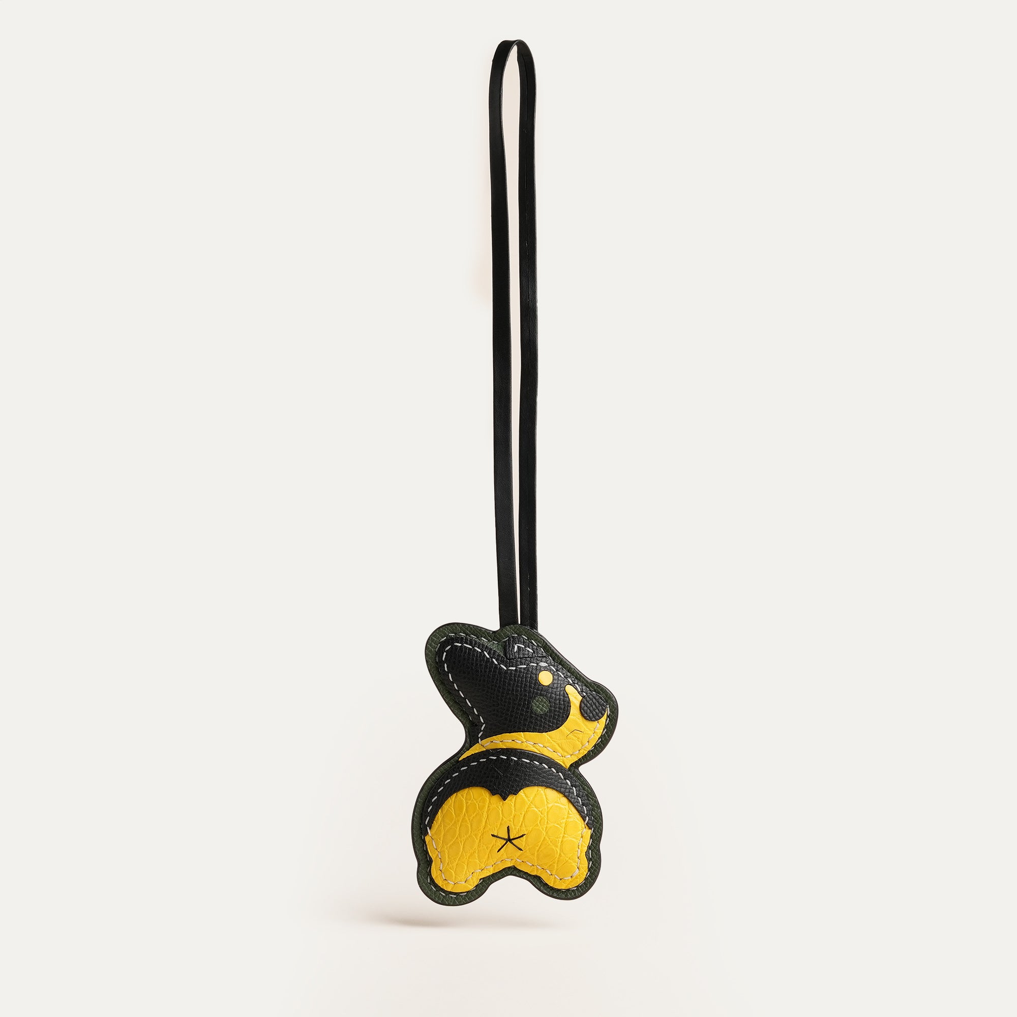 Yellow Corgi Dog Bag Charm