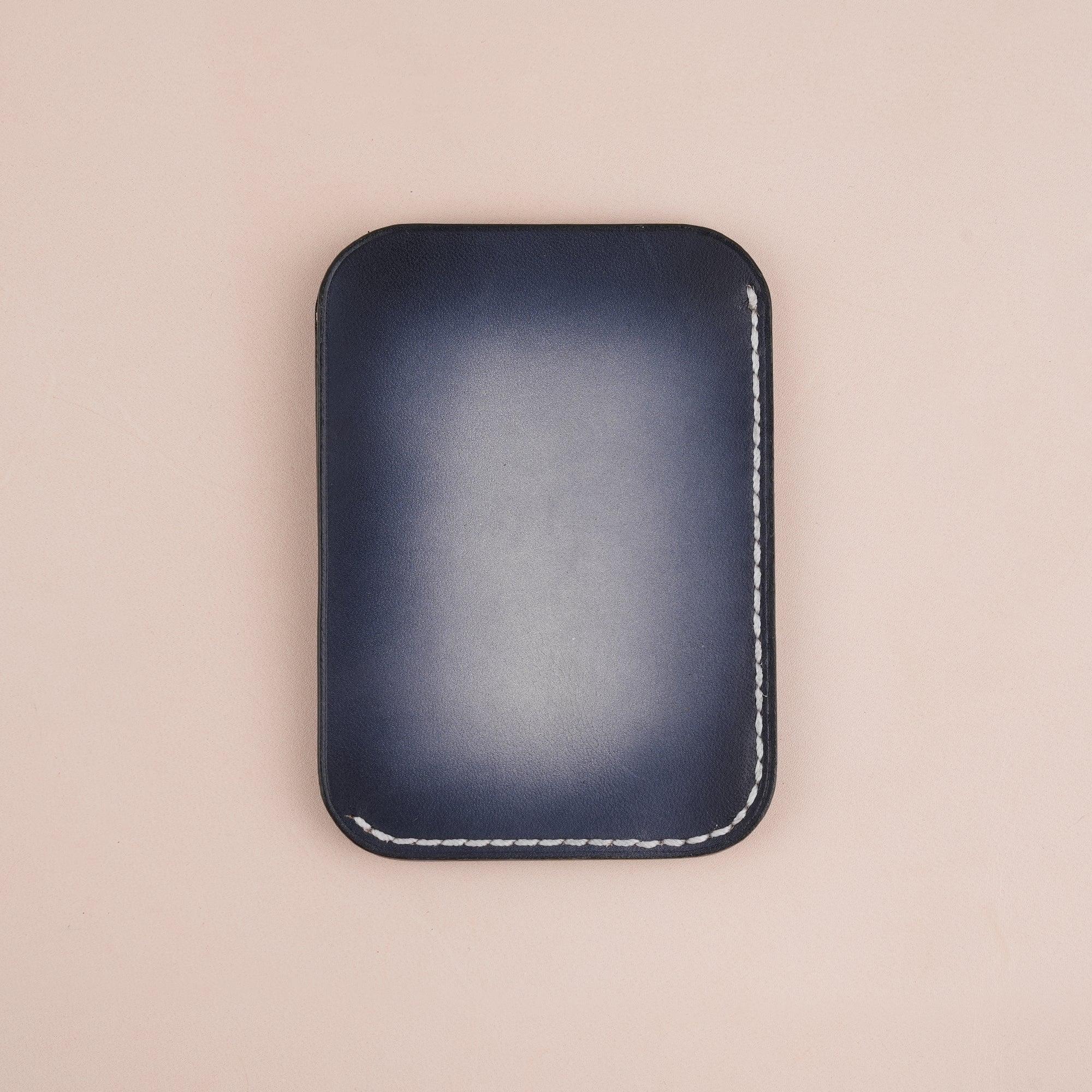 Patina Black Baseball Glove Leather Card Holder - WildandKing