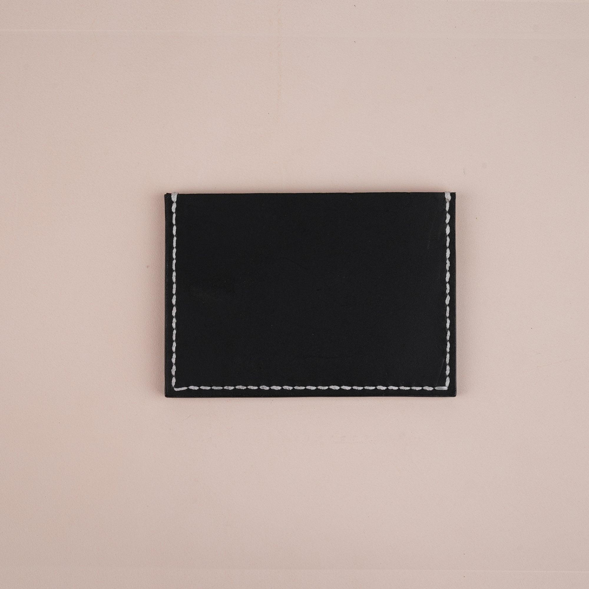 Leather Minimalist Custom Card Holder - WildandKing